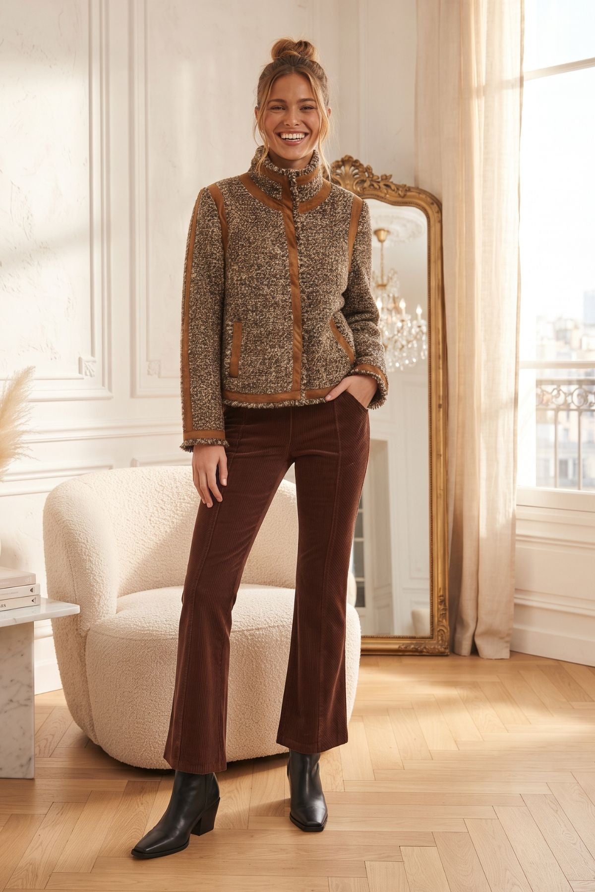 Veste en tweed GARANCE