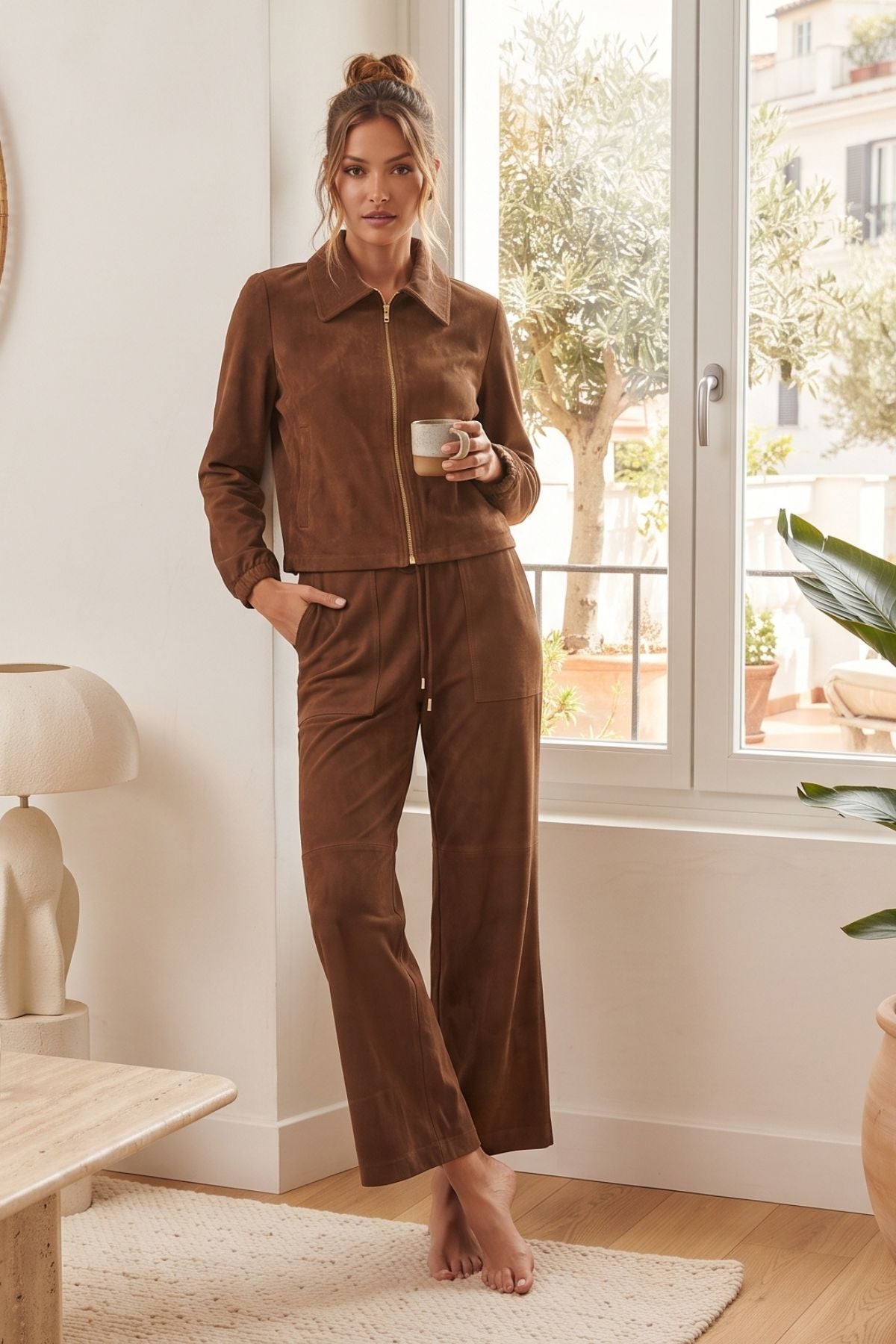 Blouson en faux daim GEORGIA