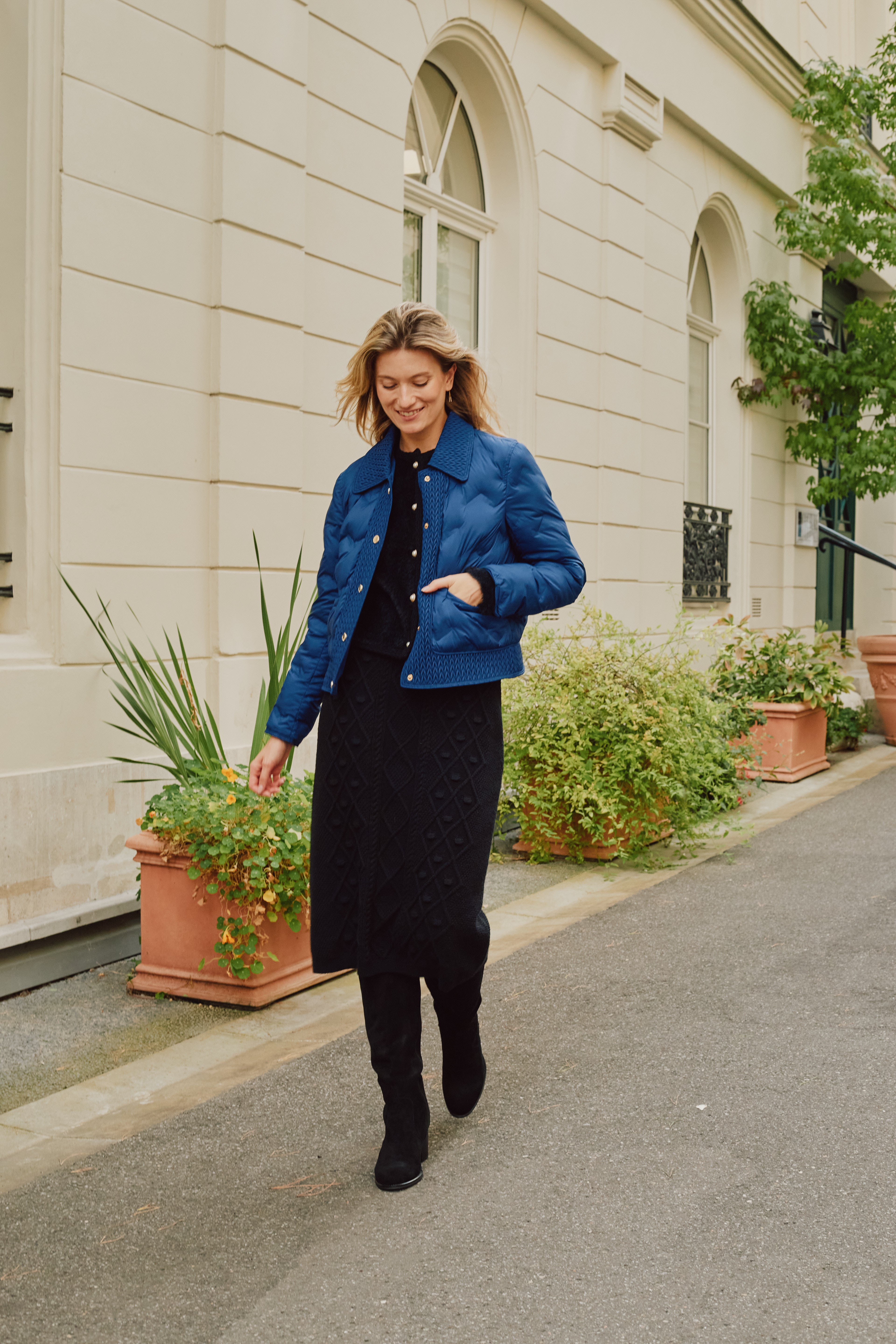 Veste unie matelassée MADELEINE