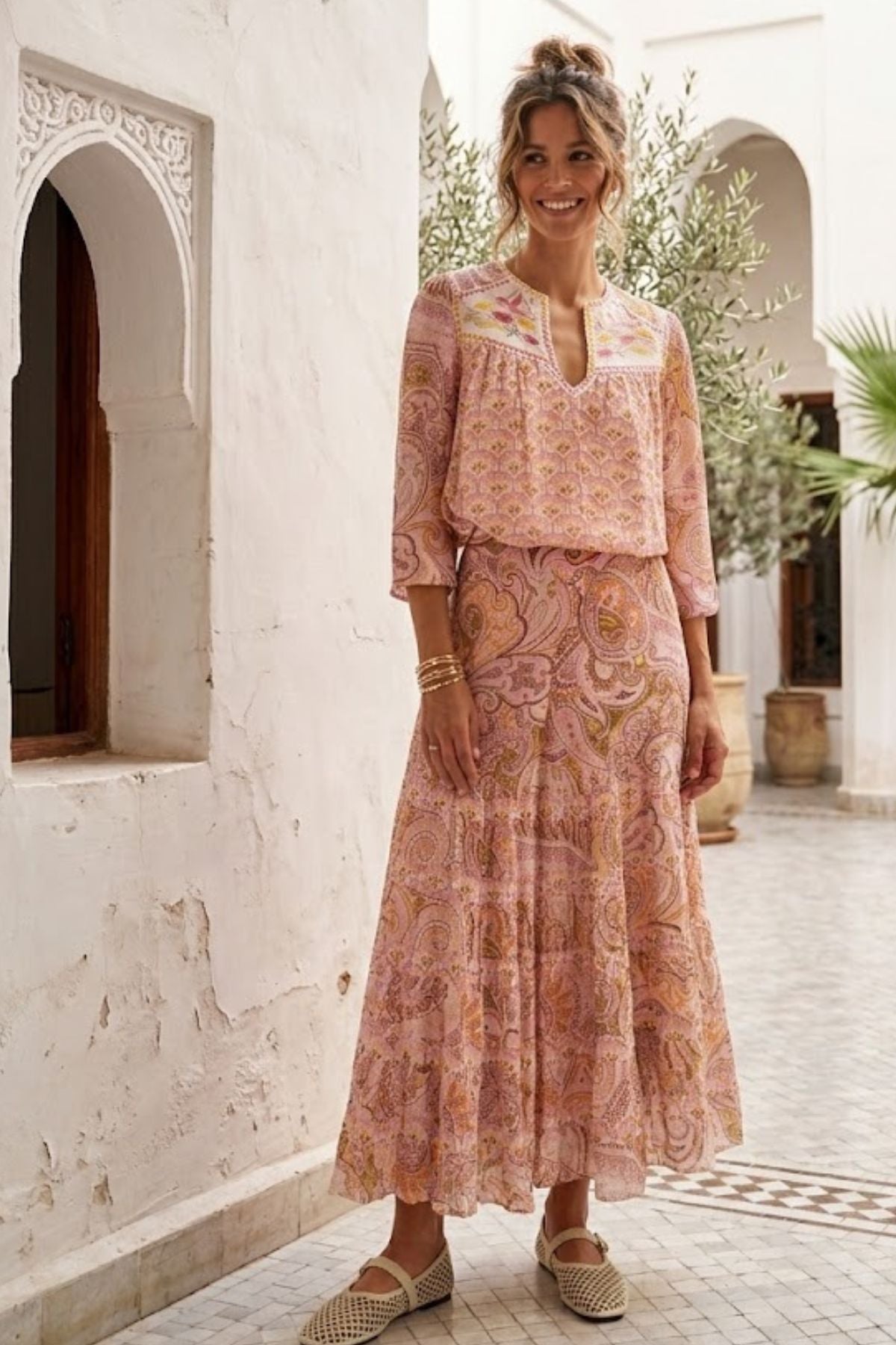 Blouse imprimée AURELIE