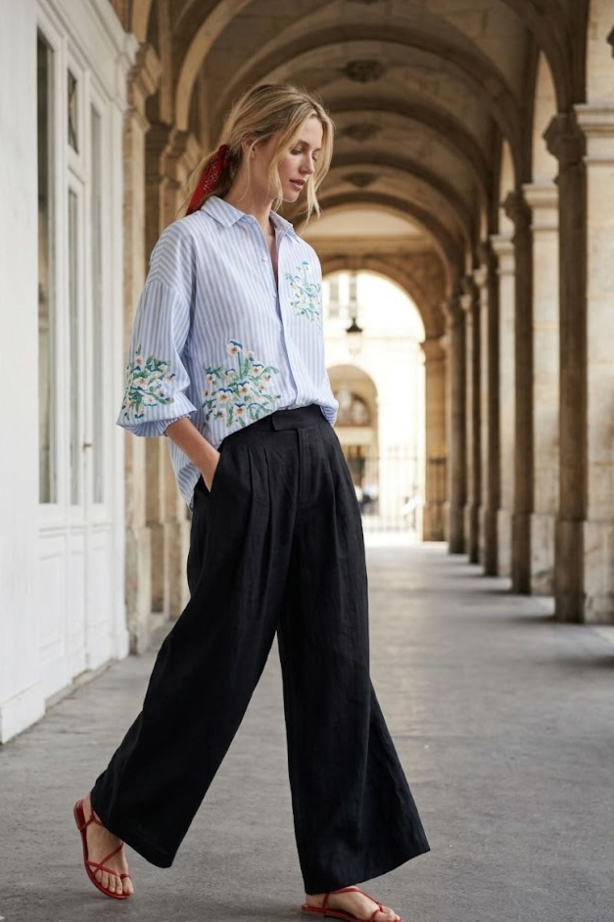 Chemise brodée ANNABELLE