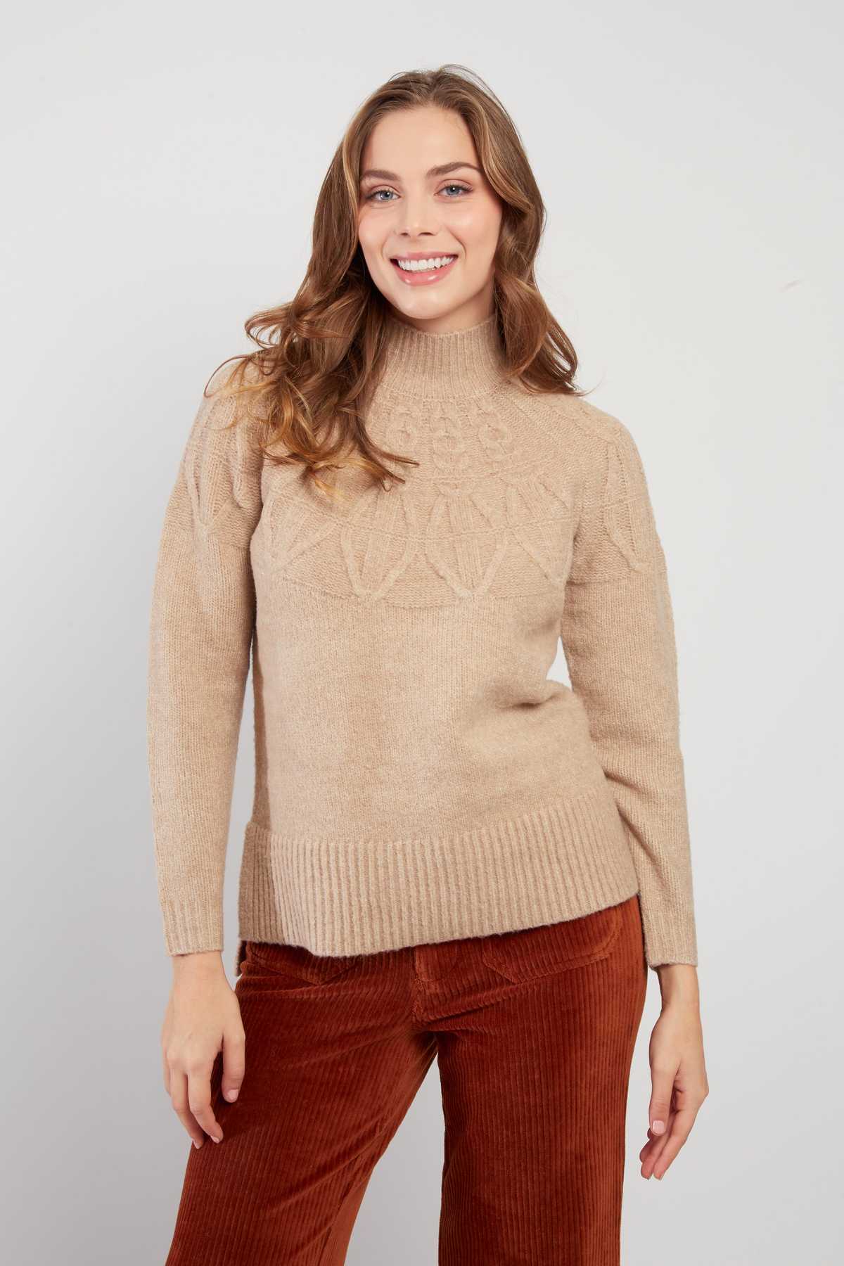 PULL CARAMEL - René Derhy ref:A440022