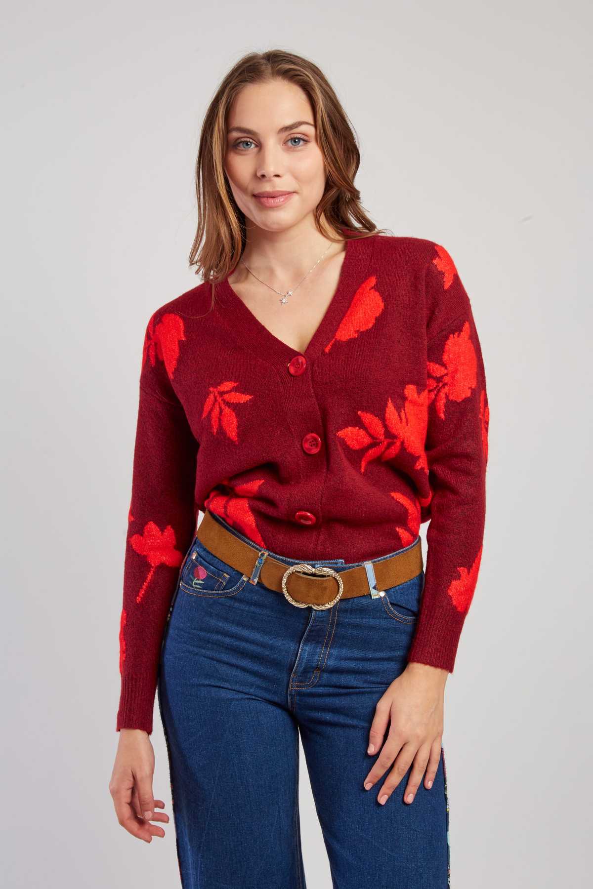 GILET MAILLE DANITZA - René Derhy ref:A445018