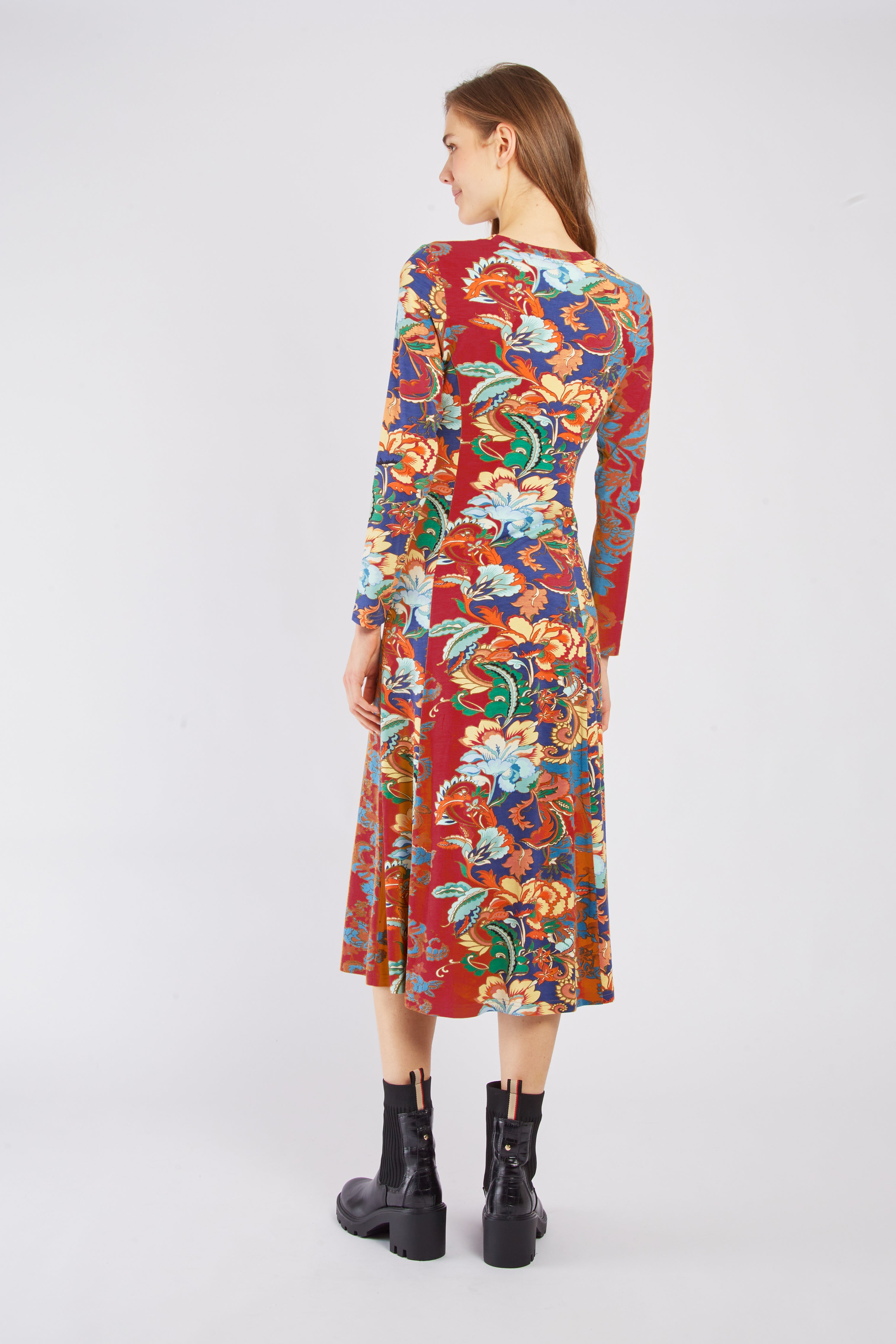Robe longue imprimée DAPHNE
