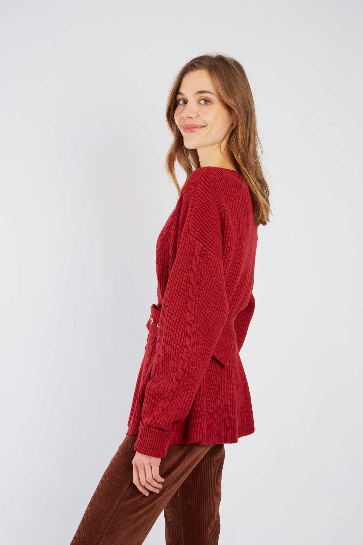 GILET MAILLE BIANCA - René Derhy ref:A545057