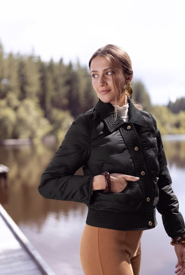 Veste unie matelassée MADELEINE