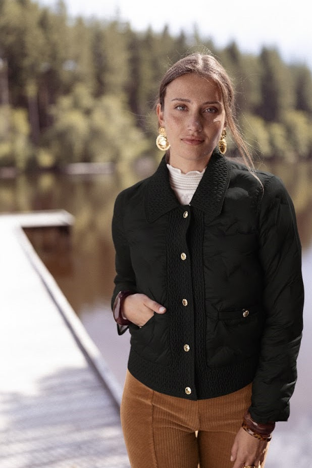 Veste unie matelassée MADELEINE