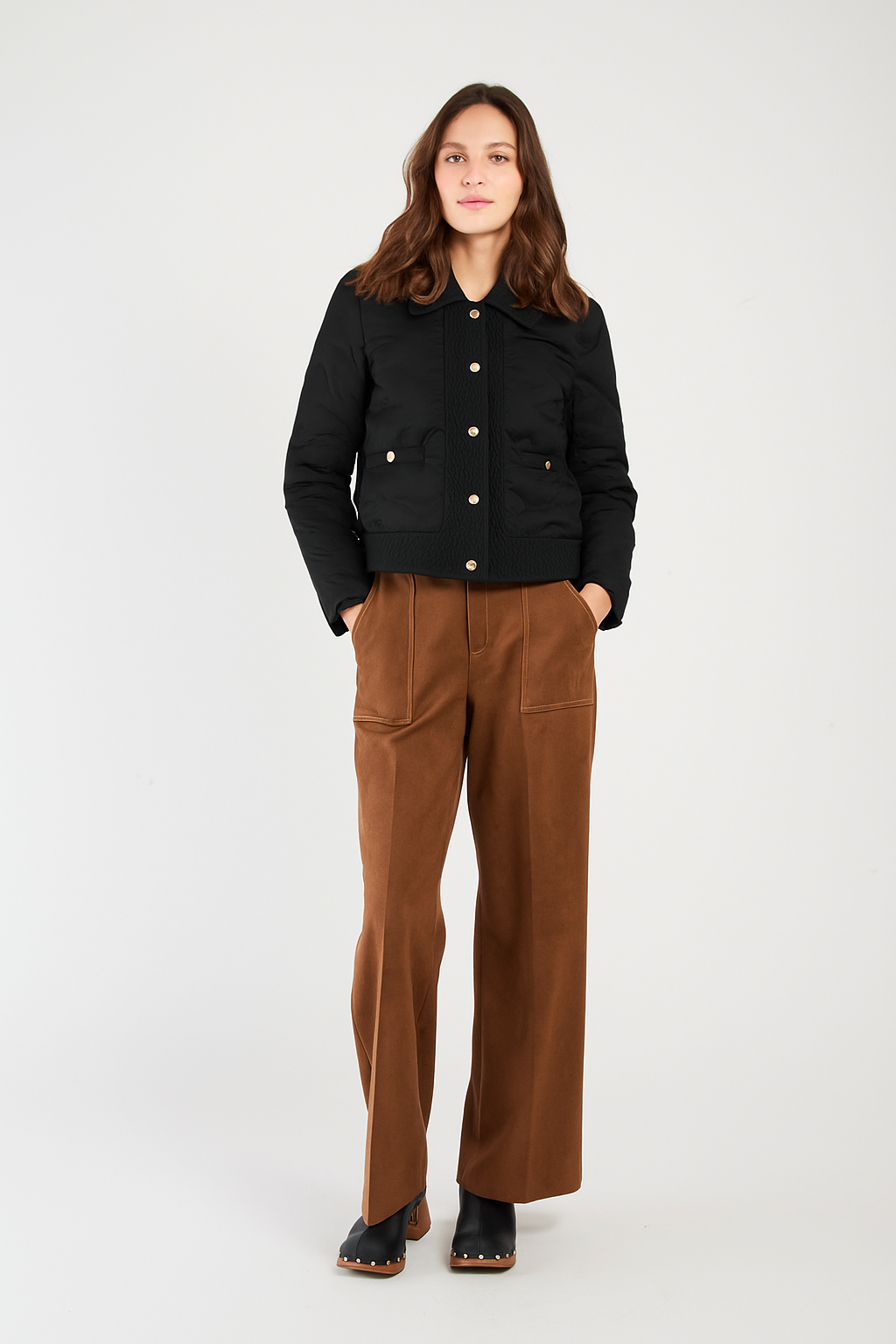 Veste unie matelassée MADELEINE