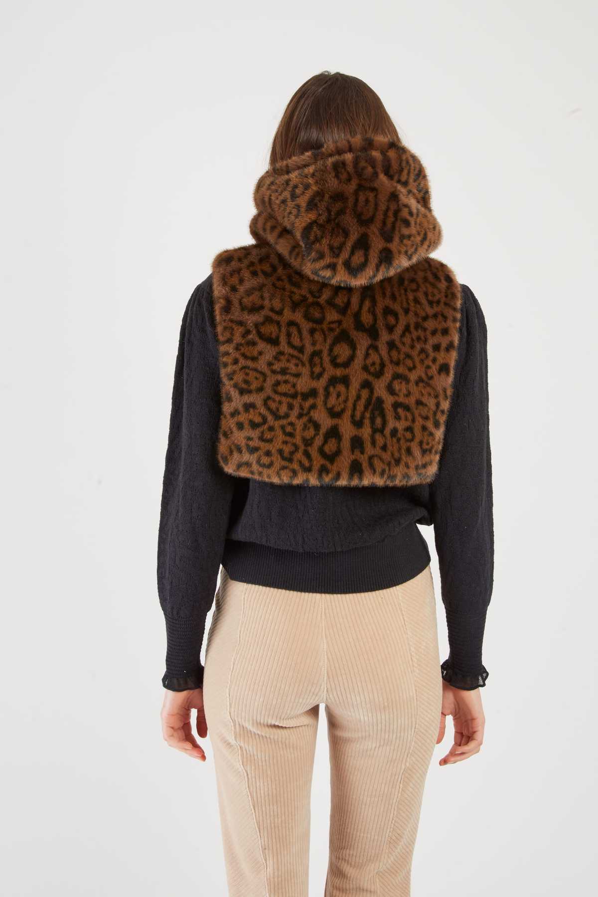 CAPUCHE DOUDOUNE FAUX FUR LEILA - René Derhy ref:A593007