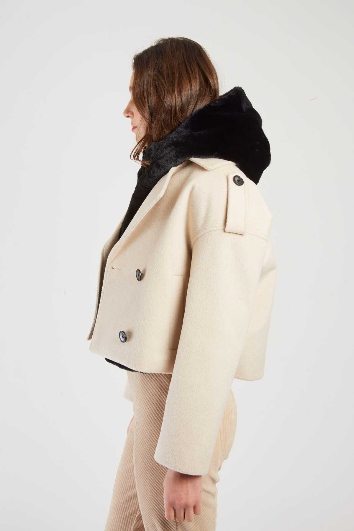 CAPUCHE DOUDOUNE FAUX FUR LEILA - René Derhy ref:A593007