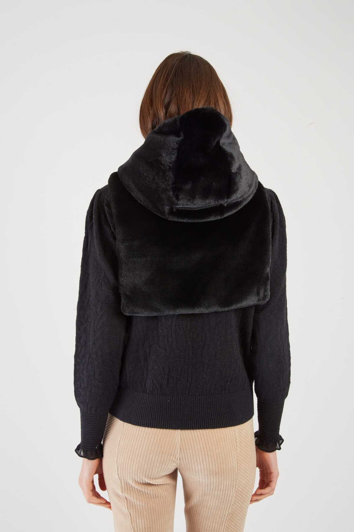 CAPUCHE DOUDOUNE FAUX FUR LEILA - René Derhy ref:A593007