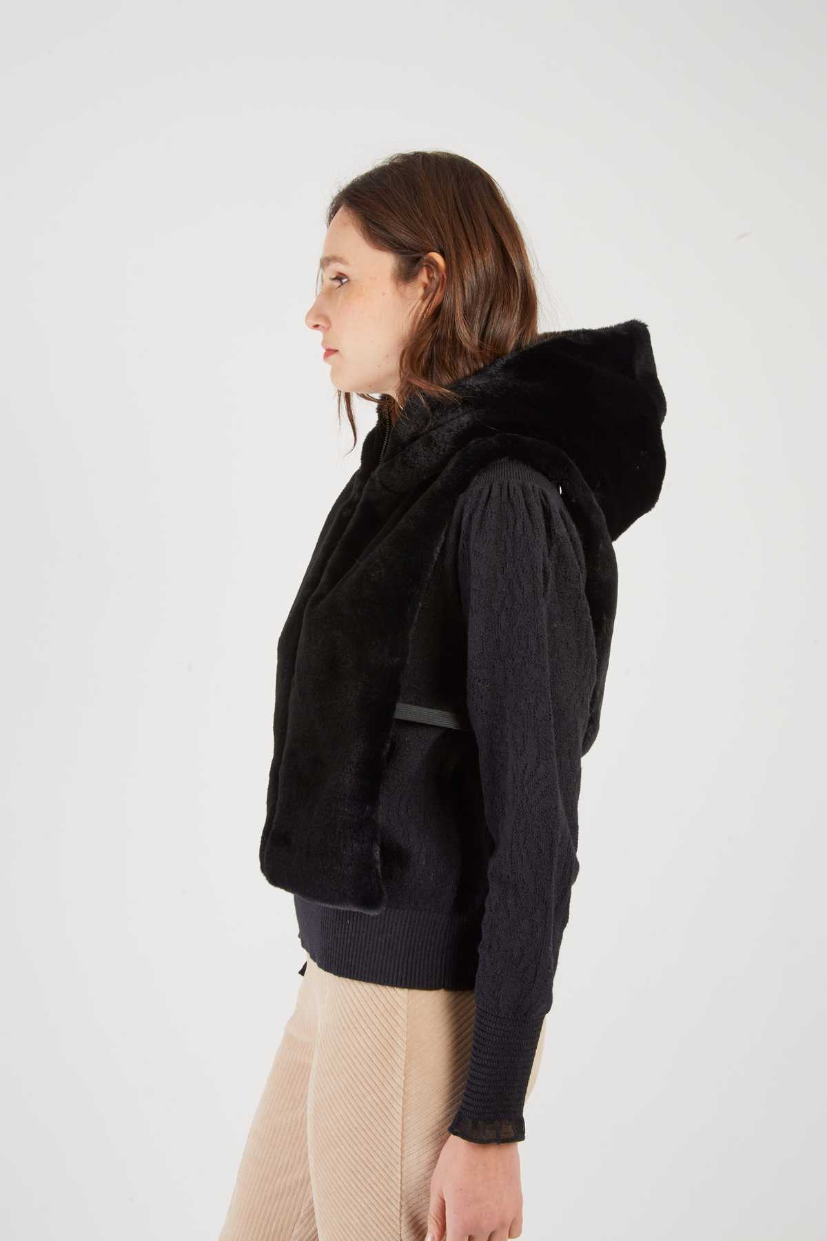 CAPUCHE DOUDOUNE FAUX FUR LEILA - René Derhy ref:A593007