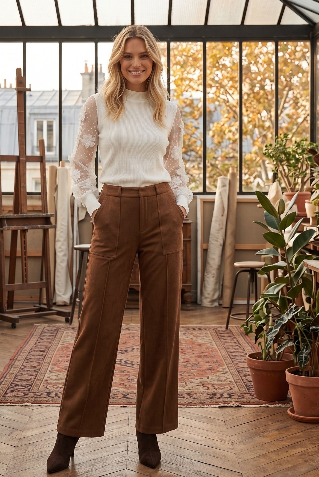 Pull manches en voile NATHEA