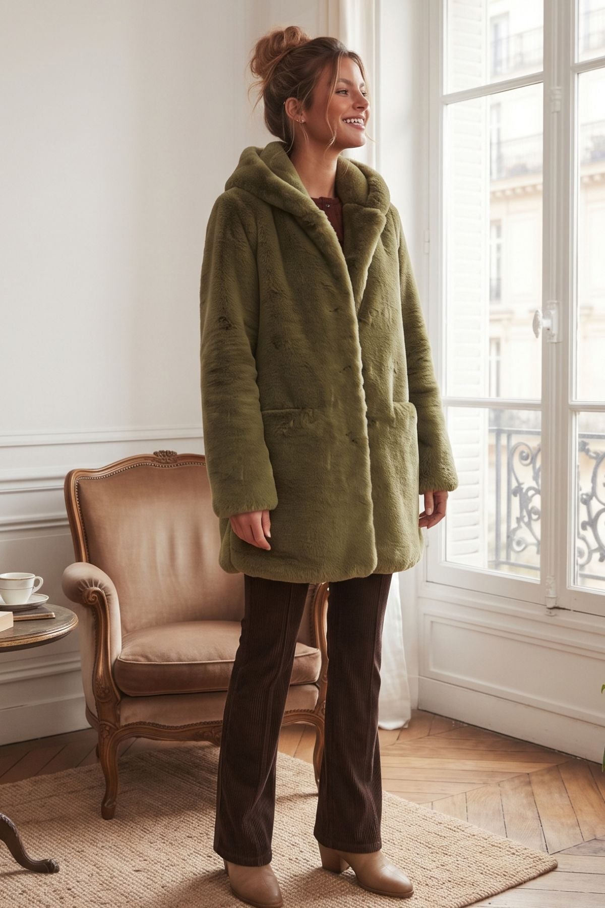 Manteau en fausse fourrure GEORGIE