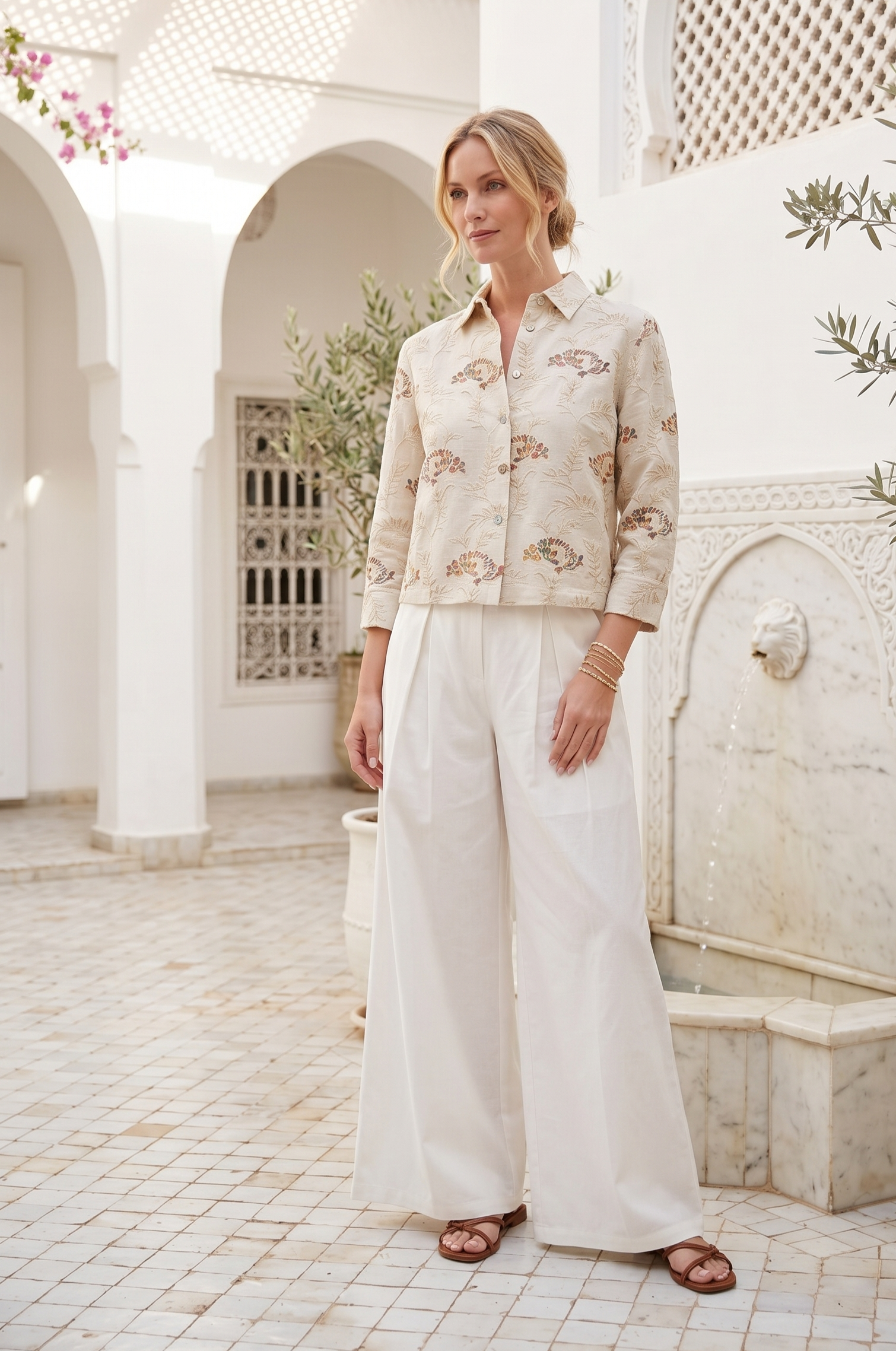 Chemise unie ALEXANDRINE