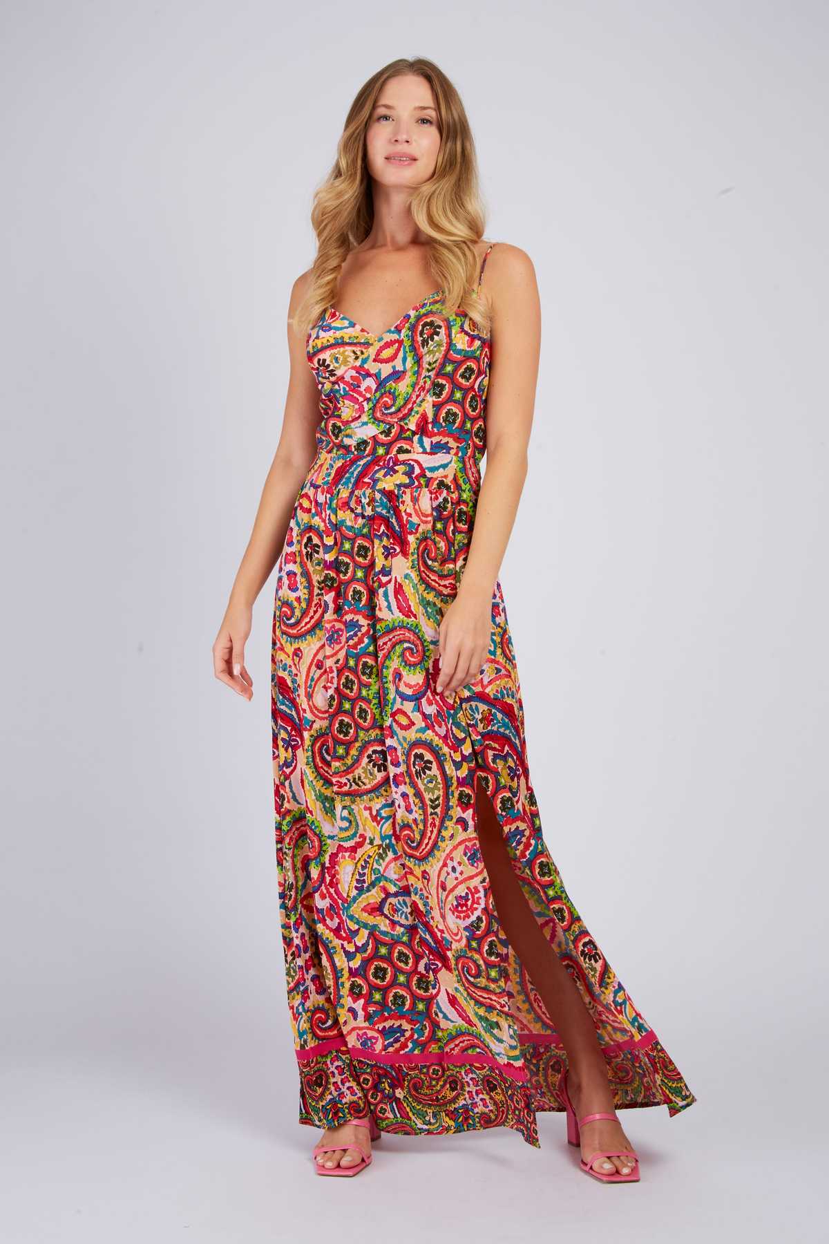 Rio Robe Long Rosalina Print