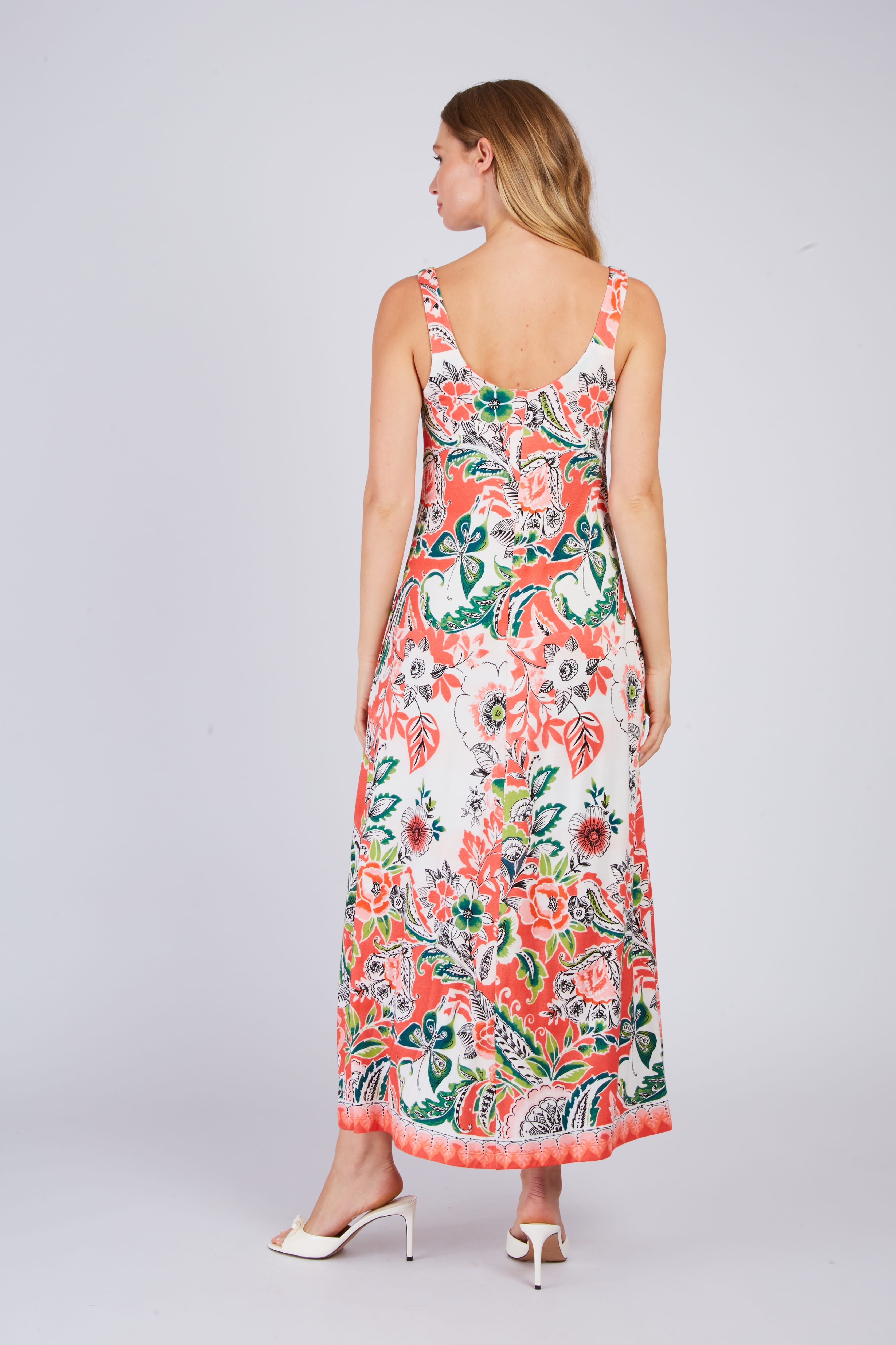 Robe longue imprimée PROMESSE