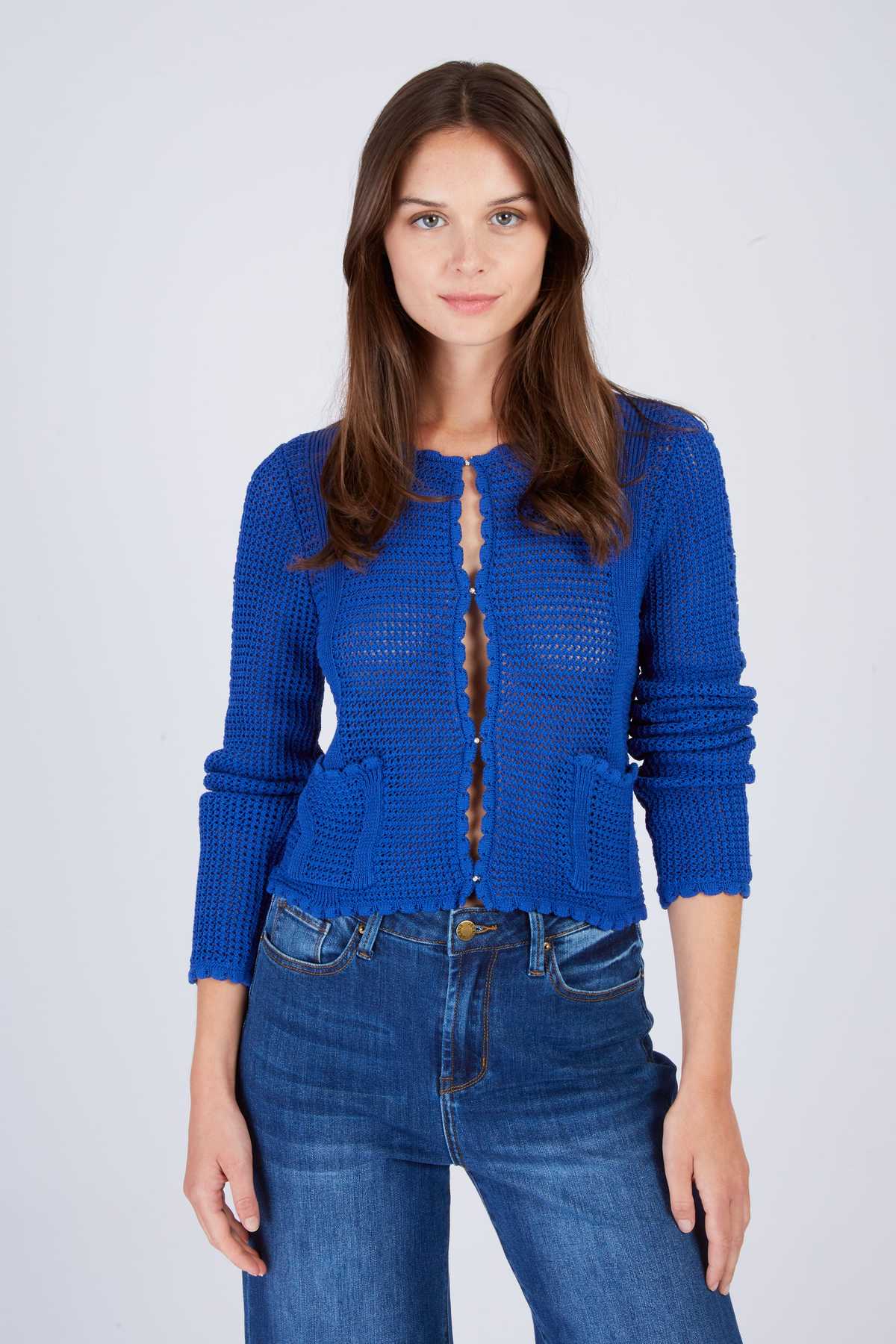 GILET MAILLE FONTENAY - René Derhy ref:P545018
