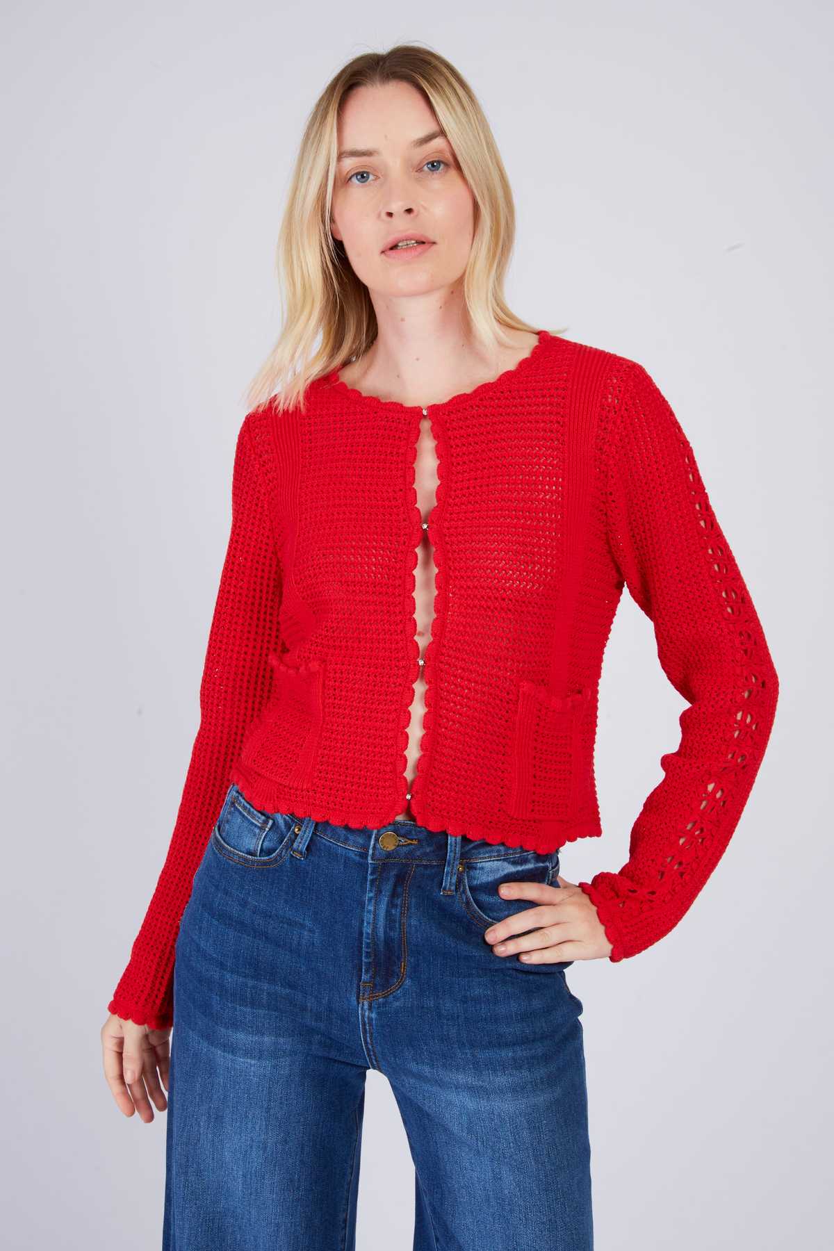 GILET MAILLE FONTENAY - René Derhy ref:P545018