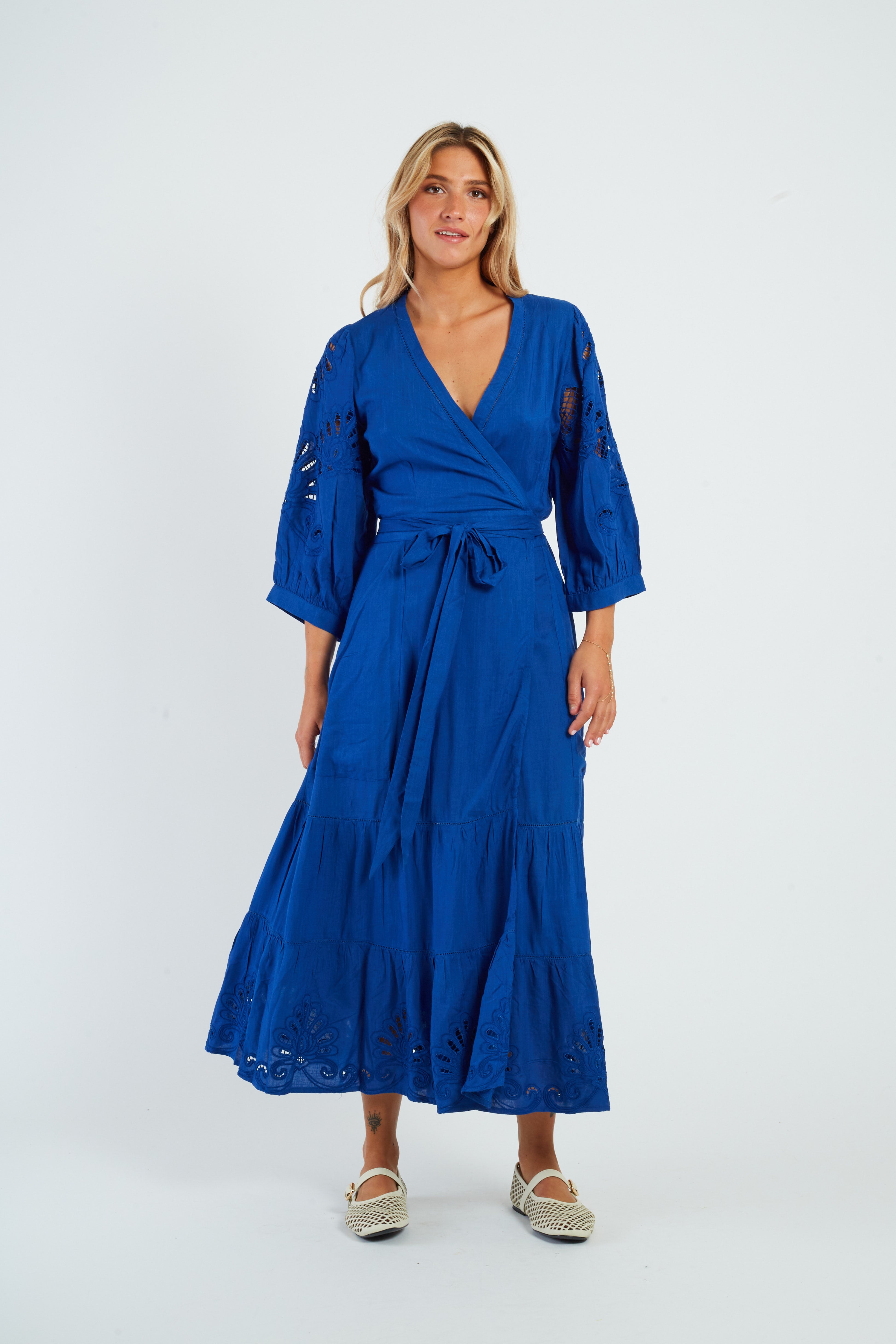 Robe longue unie GREEN