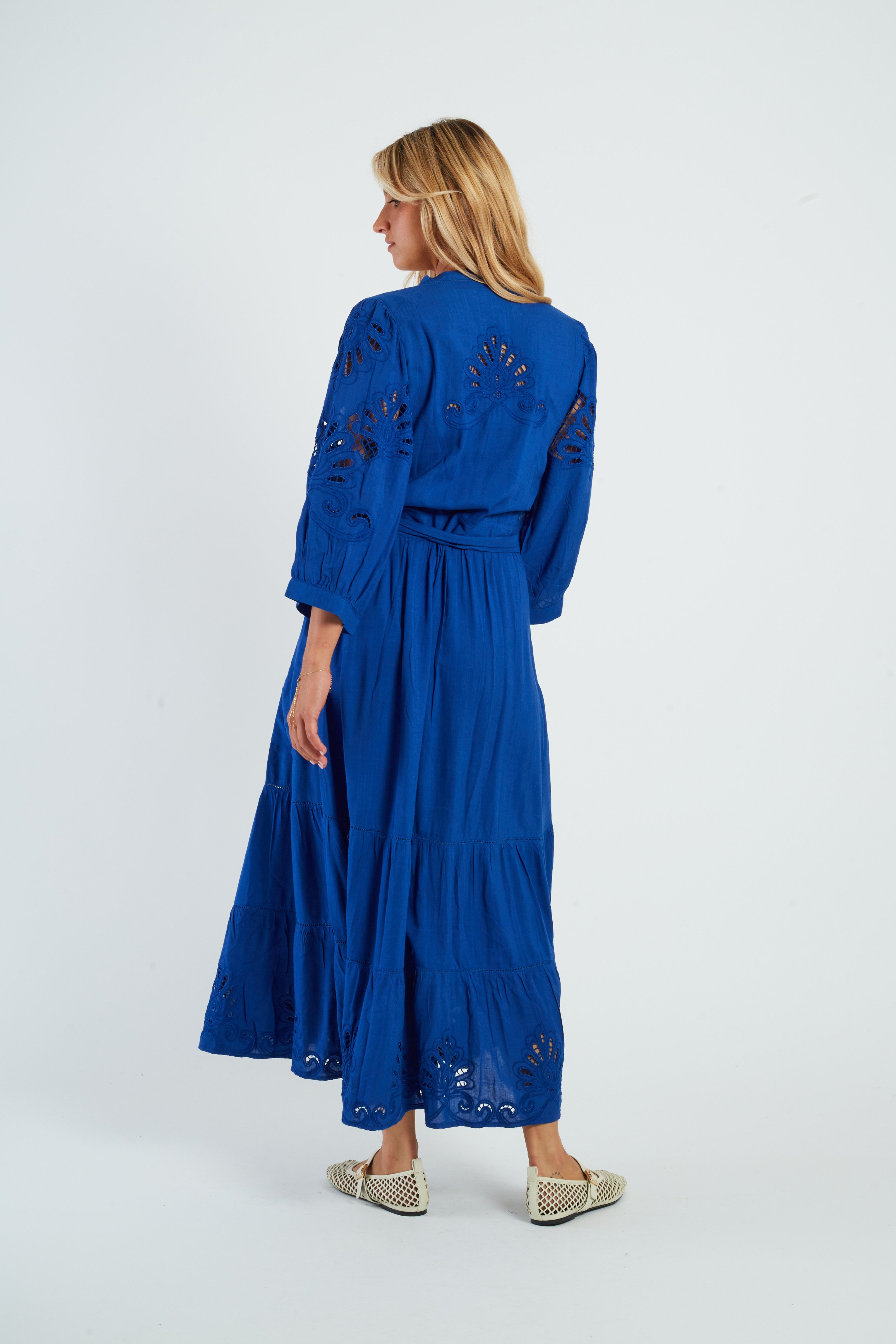 Robe longue unie GREEN