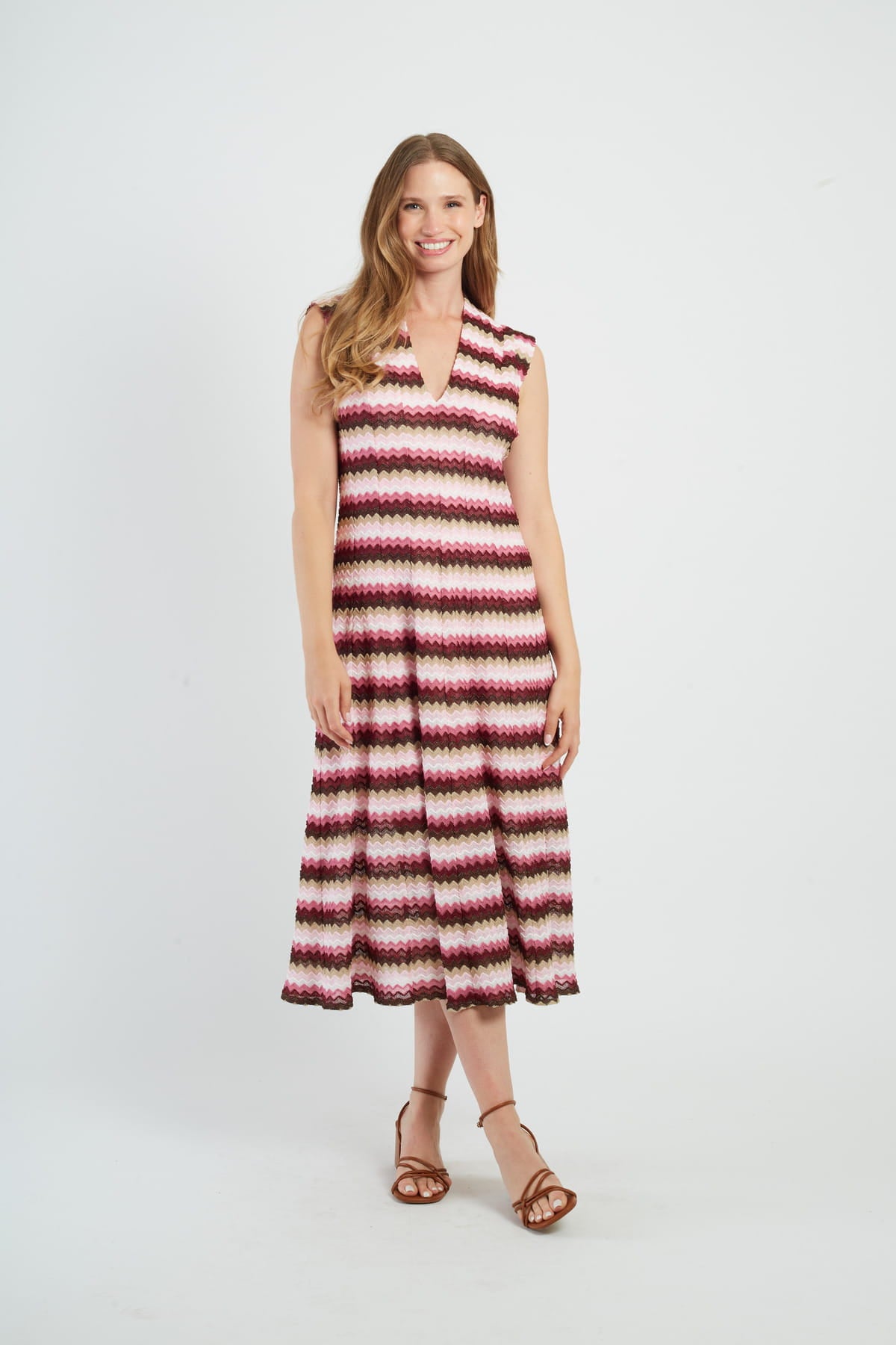 ROBE MAILLE FLORA - René Derhy ref:P612017