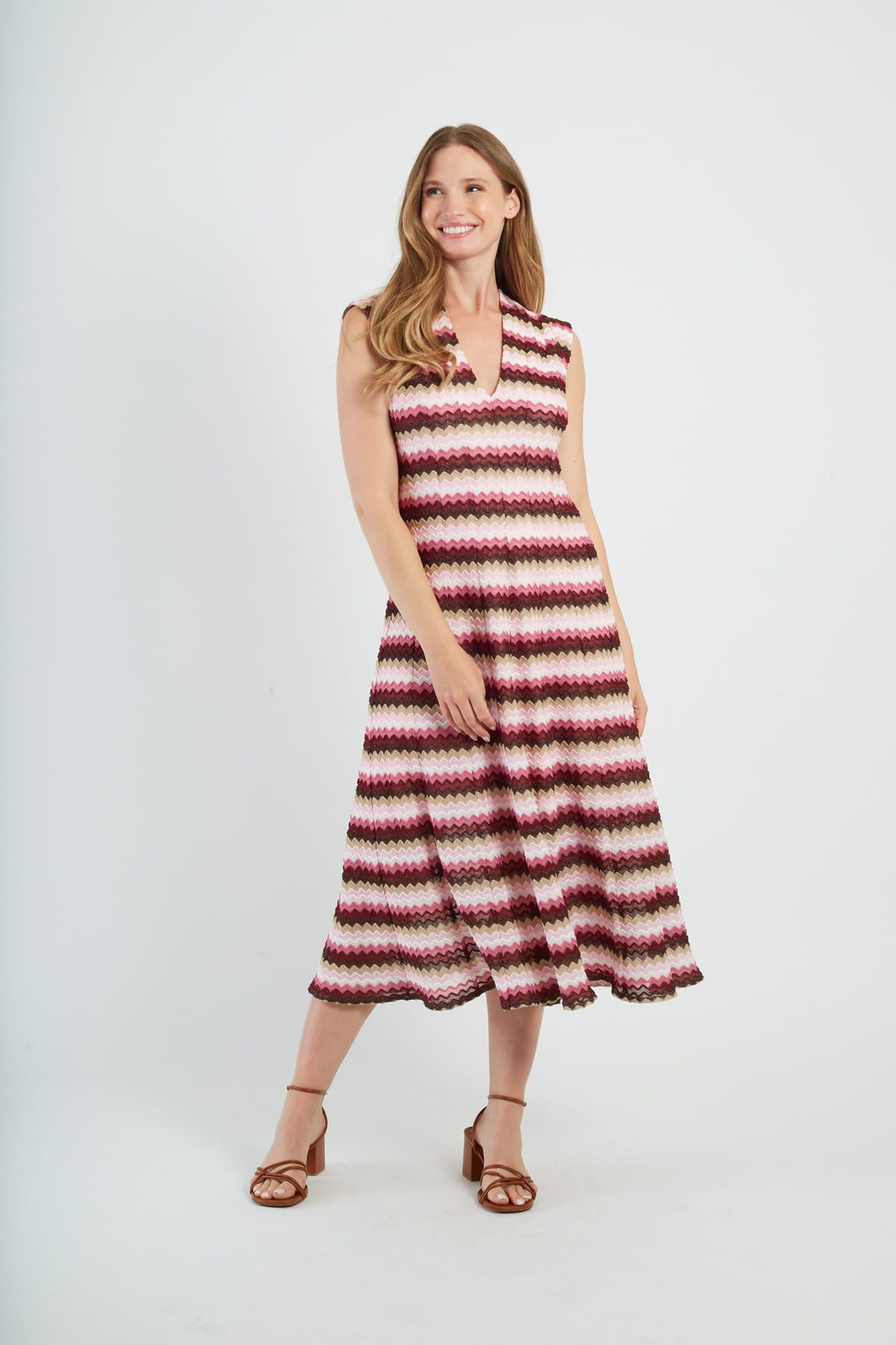 ROBE MAILLE FLORA - René Derhy ref:P612017