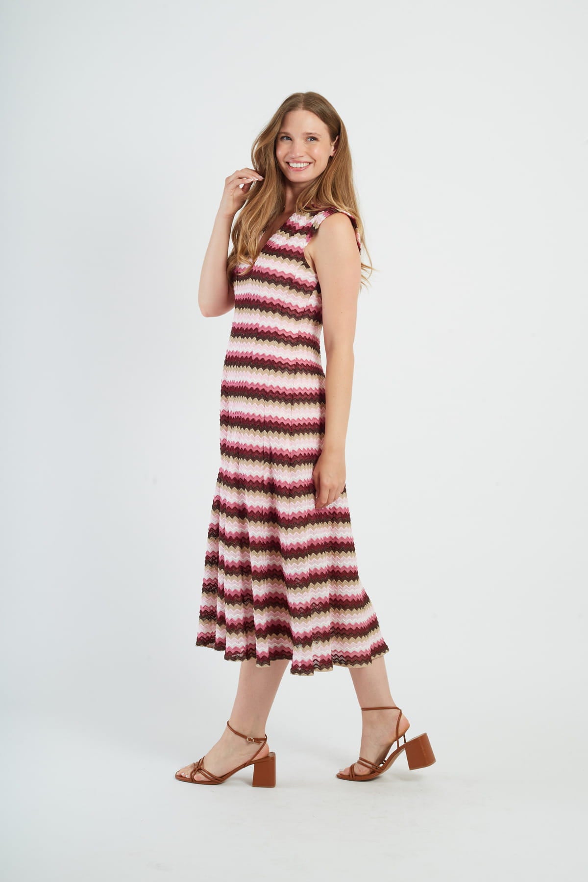 ROBE MAILLE FLORA - René Derhy ref:P612017