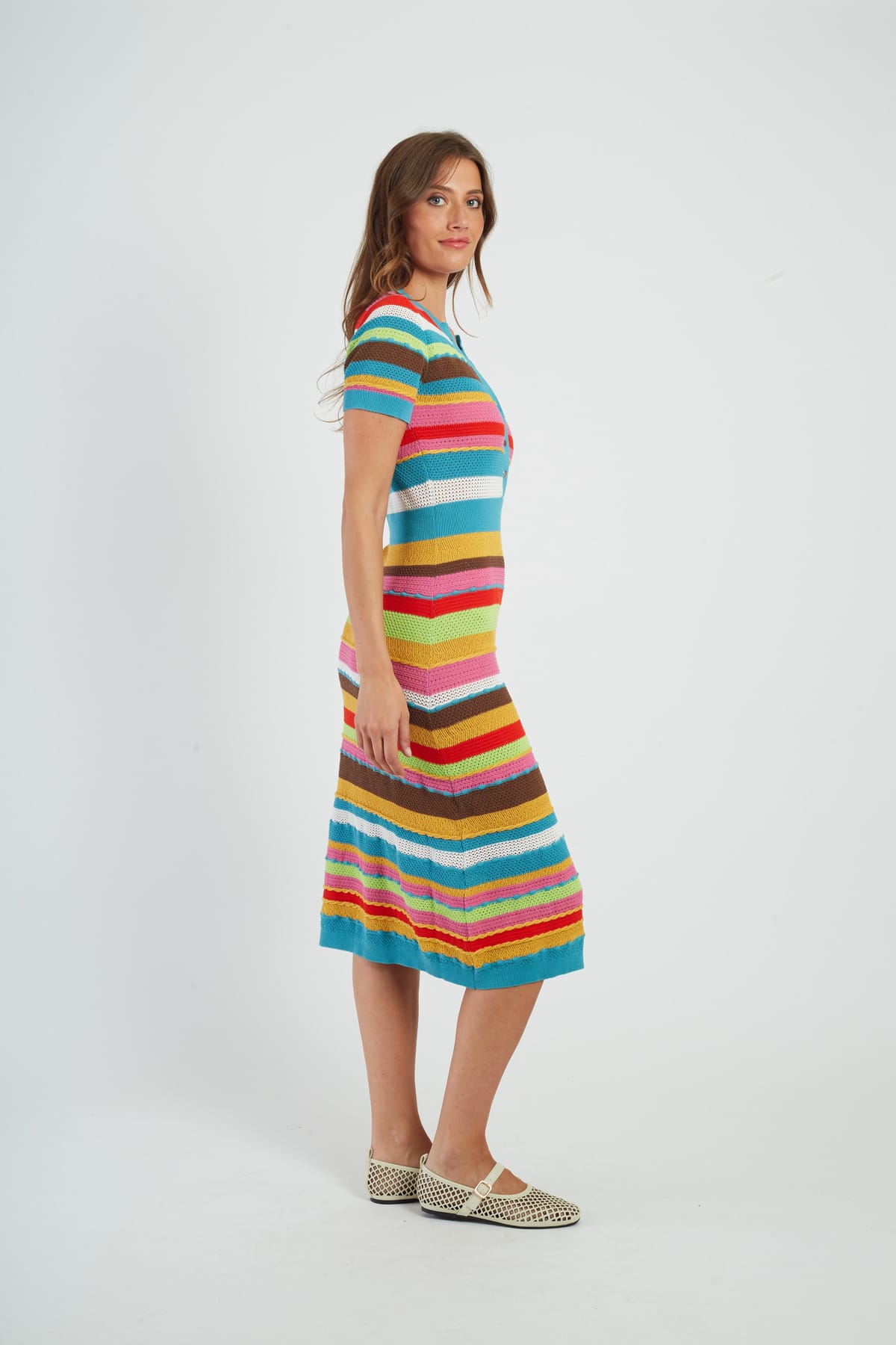 ROBE MAILLE FLORETTE - René Derhy ref:P612022