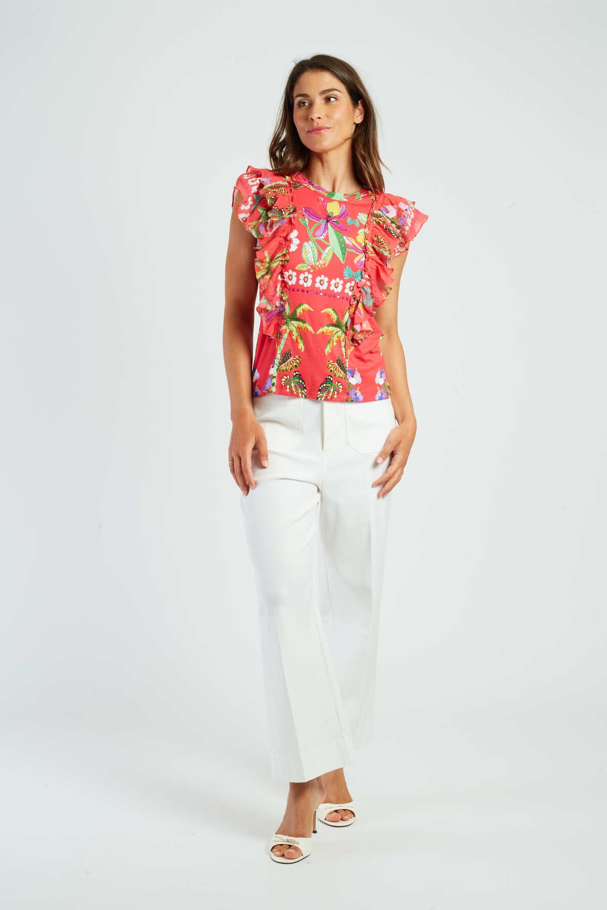 TEE SHIRT CERISE - René Derhy ref:P630018