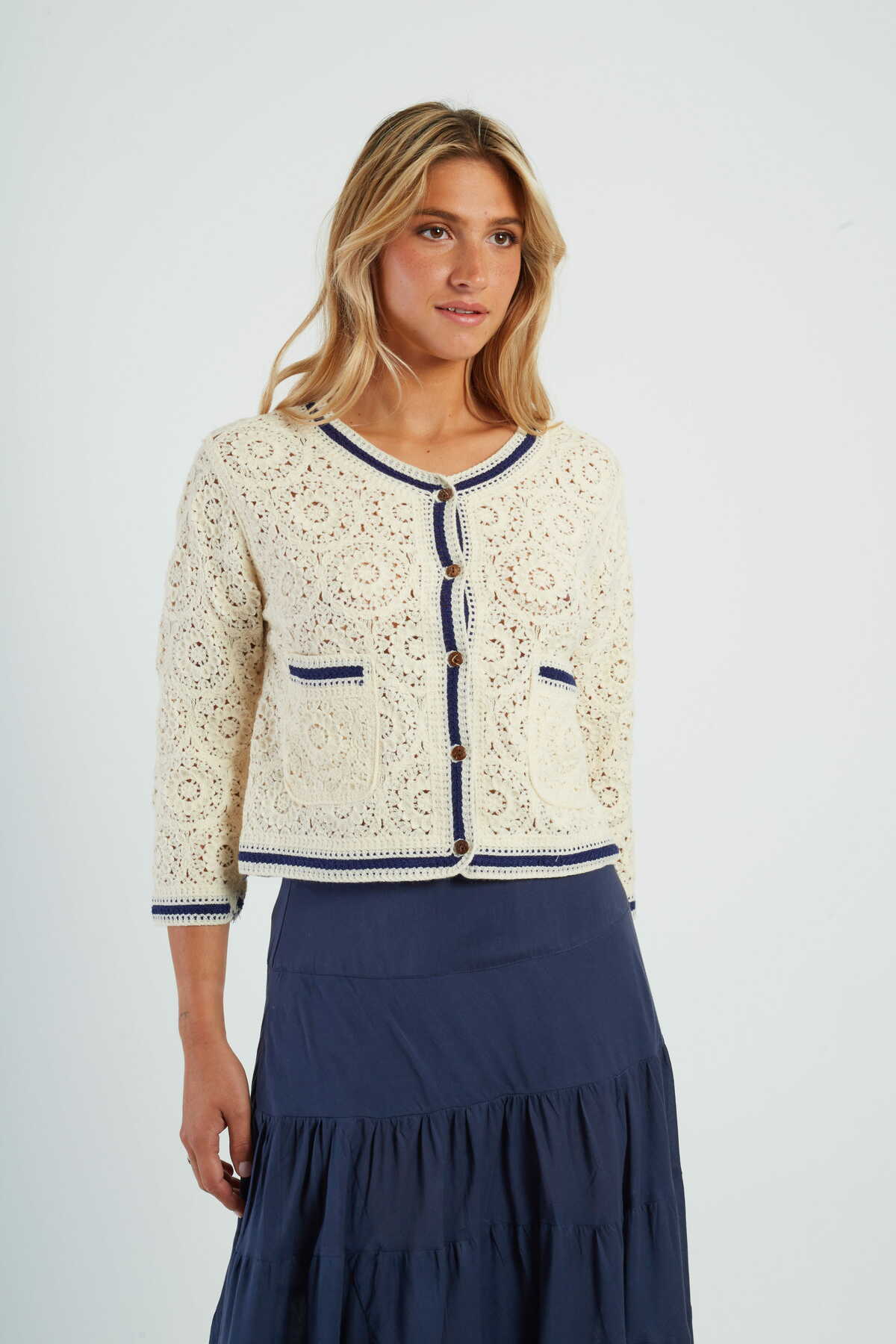 GILET MAILLE PAOLA - René Derhy ref:P645003