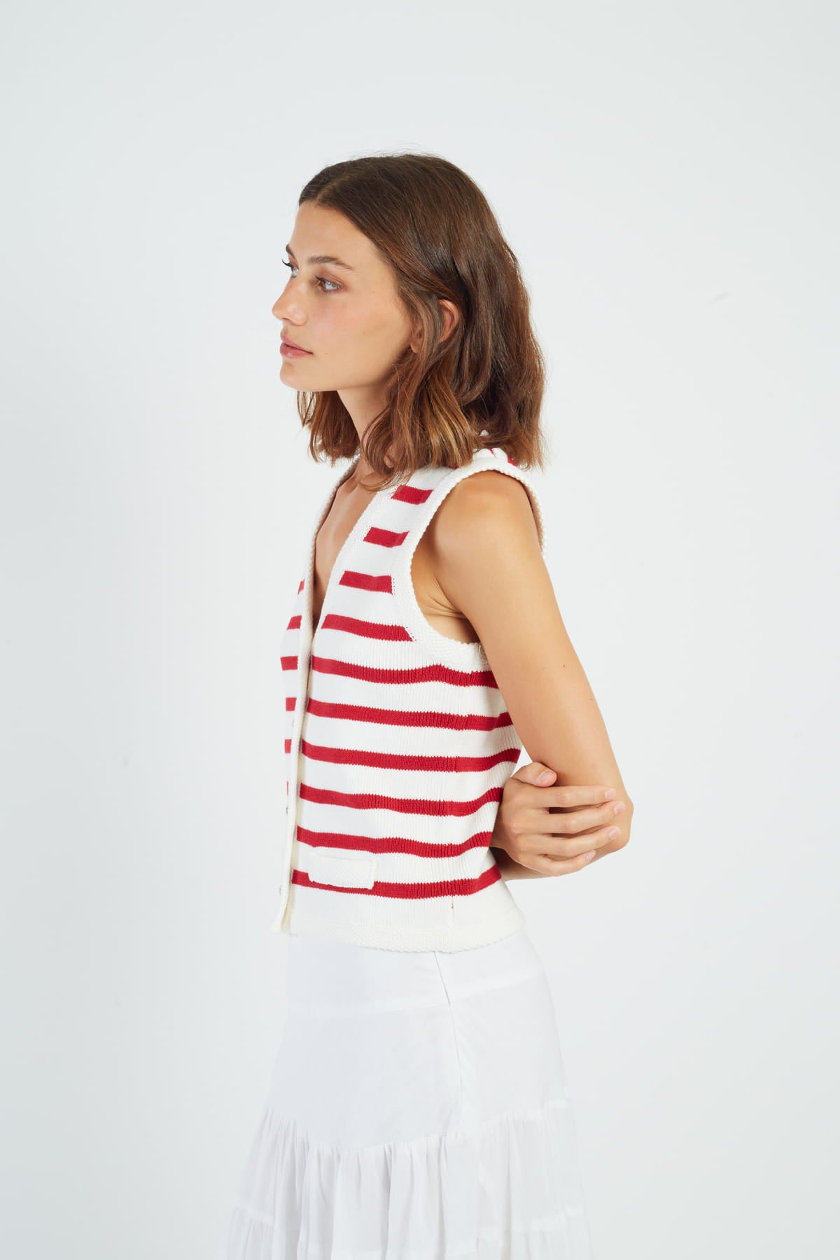 GILET MAILLE PHILAE - René Derhy ref:P645018