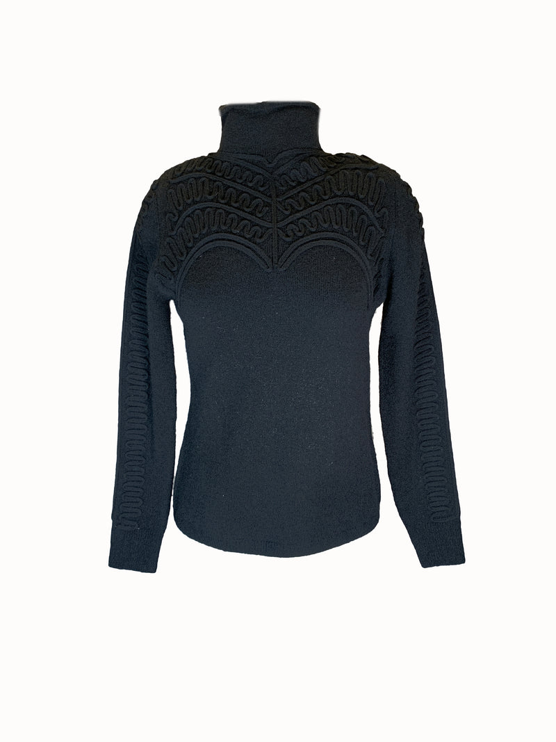 Pull Col Rond Brodé JOFFREY