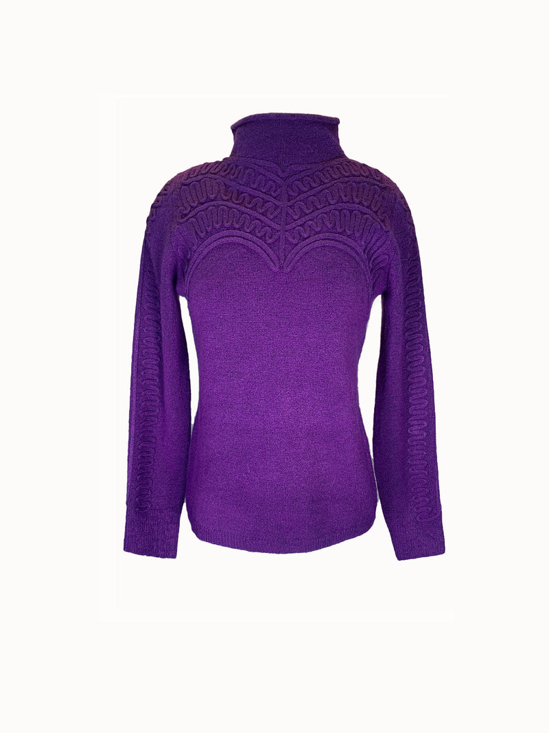 Pull Col Rond Brodé JOFFREY
