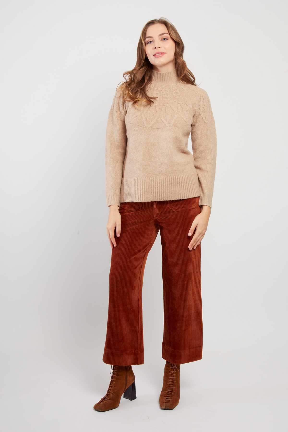 PULL CARAMEL - René Derhy ref:A440022