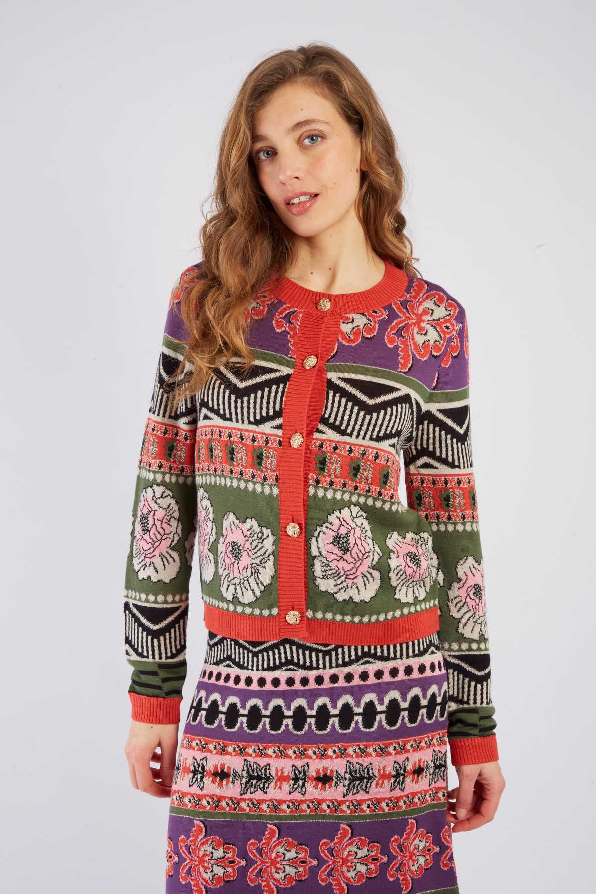 GILET MAILLE BAYONNE - René Derhy ref:A545028