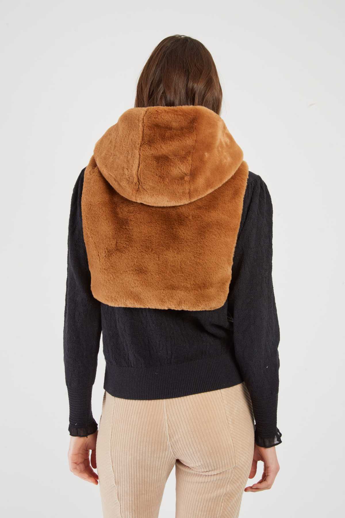 CAPUCHE DOUDOUNE FAUX FUR LEILA - René Derhy ref:A593007