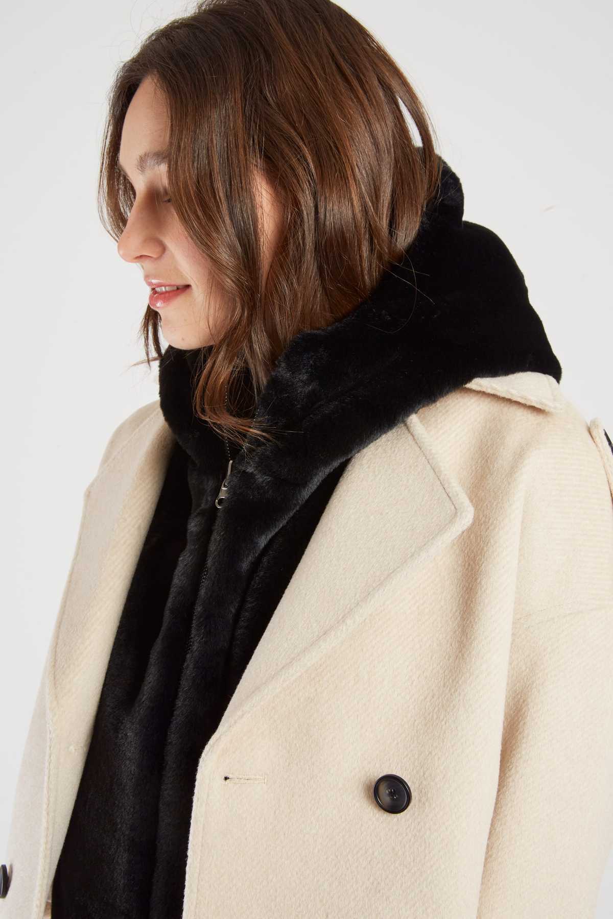 CAPUCHE DOUDOUNE FAUX FUR LEILA - René Derhy ref:A593007