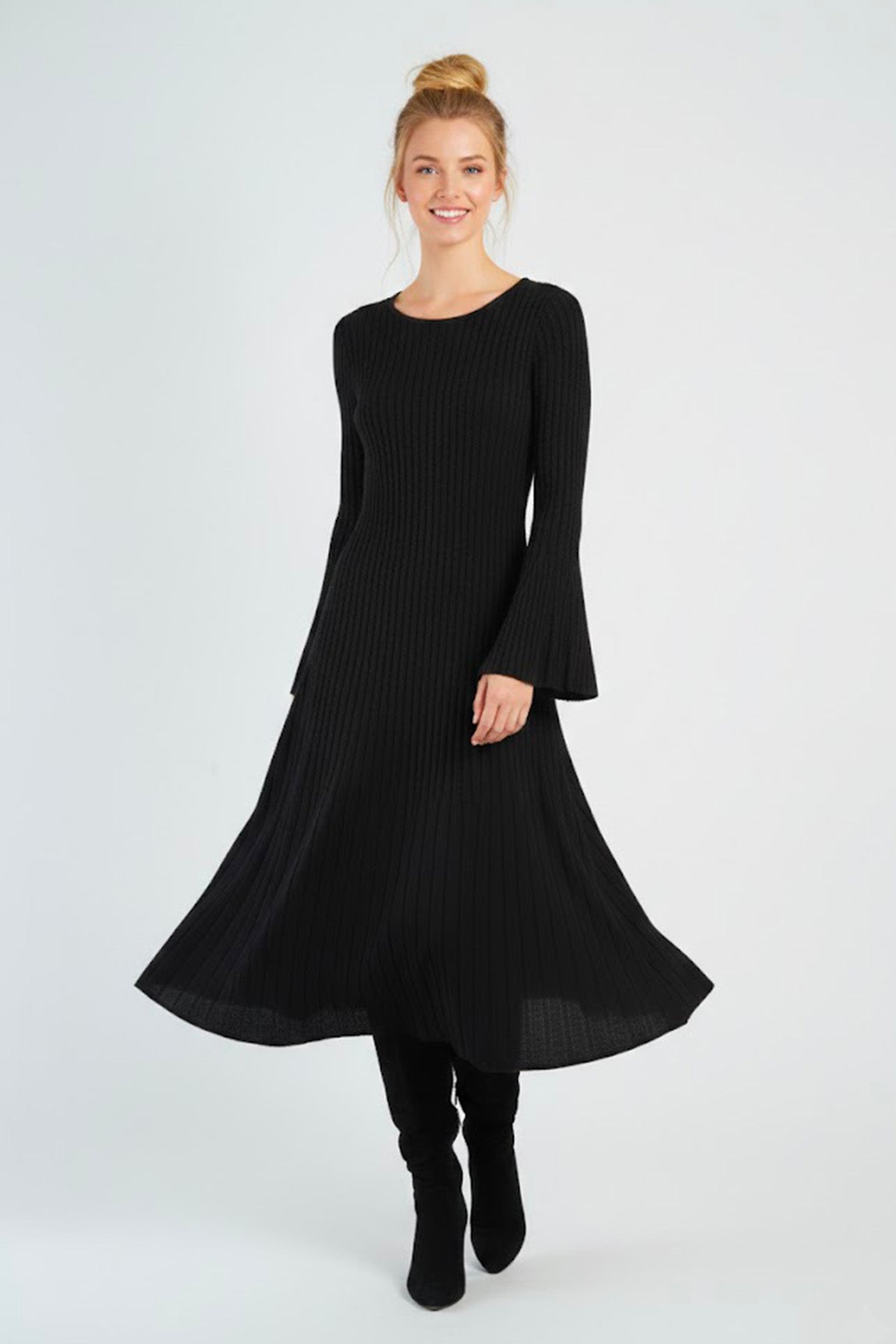 BLANCHE ROBE MAILLE - René Derhy ref:A612022