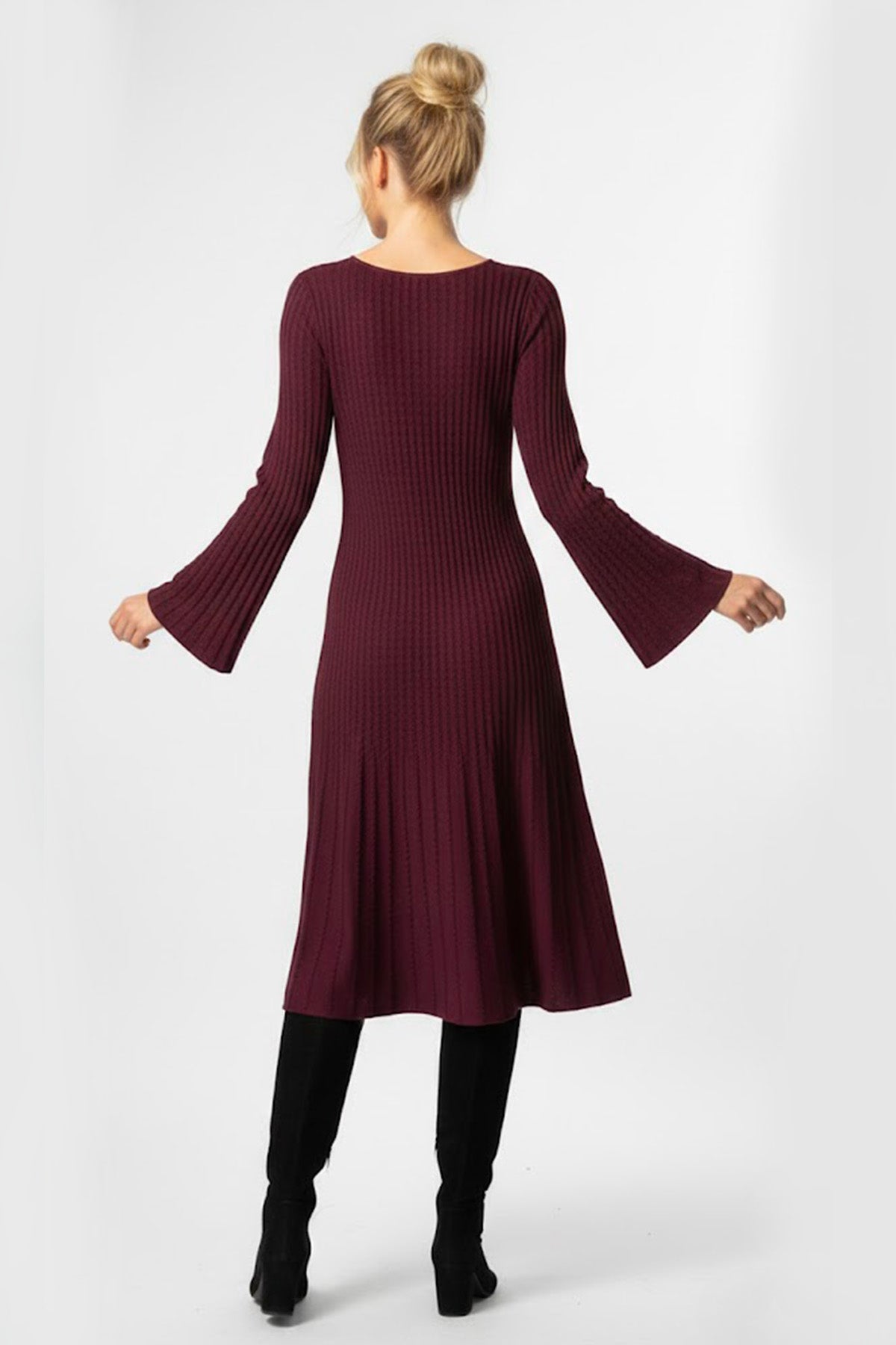 BLANCHE ROBE MAILLE - René Derhy ref:A612022