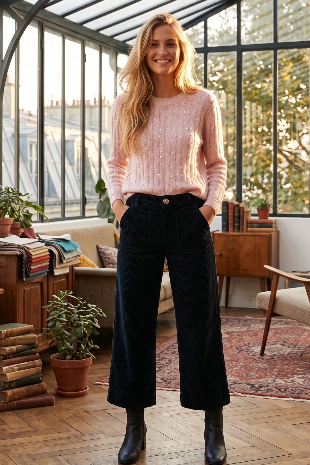 Pull en maille et sequins NAIROBI
