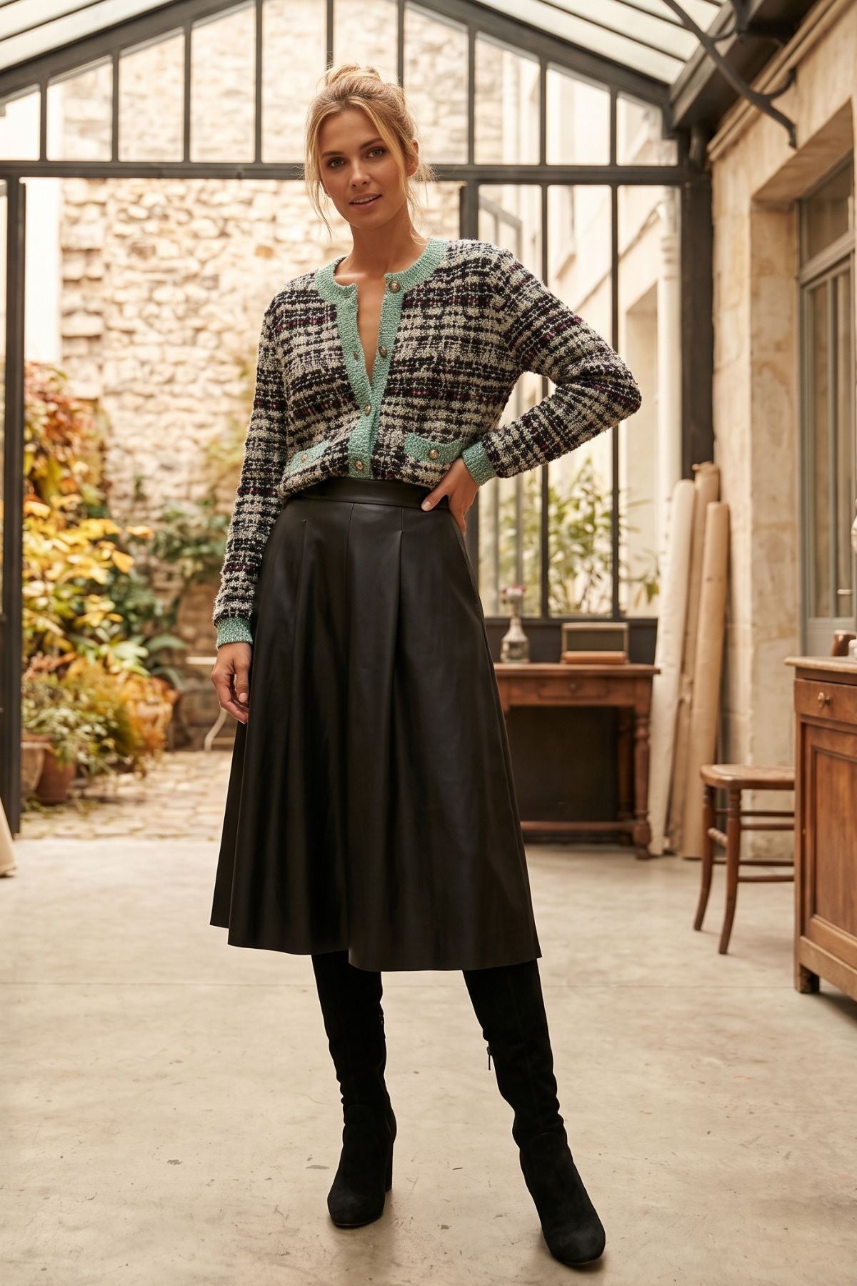 Veste en tweed EMMY