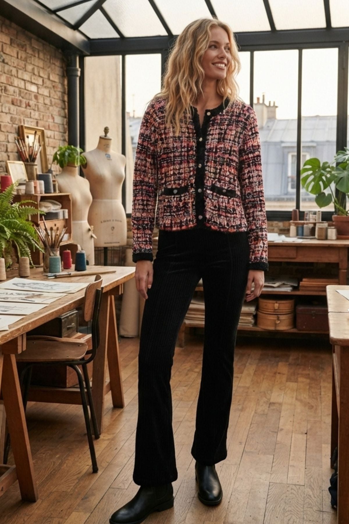 Veste en tweed EMMY