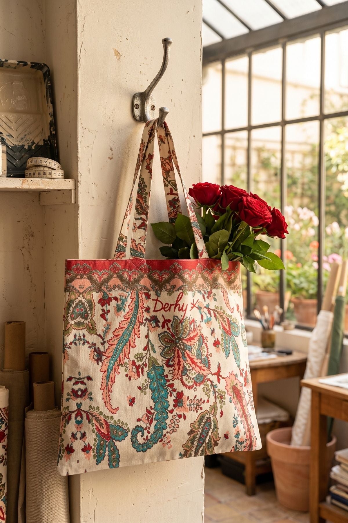 Tote bag imprimé HORTENSE