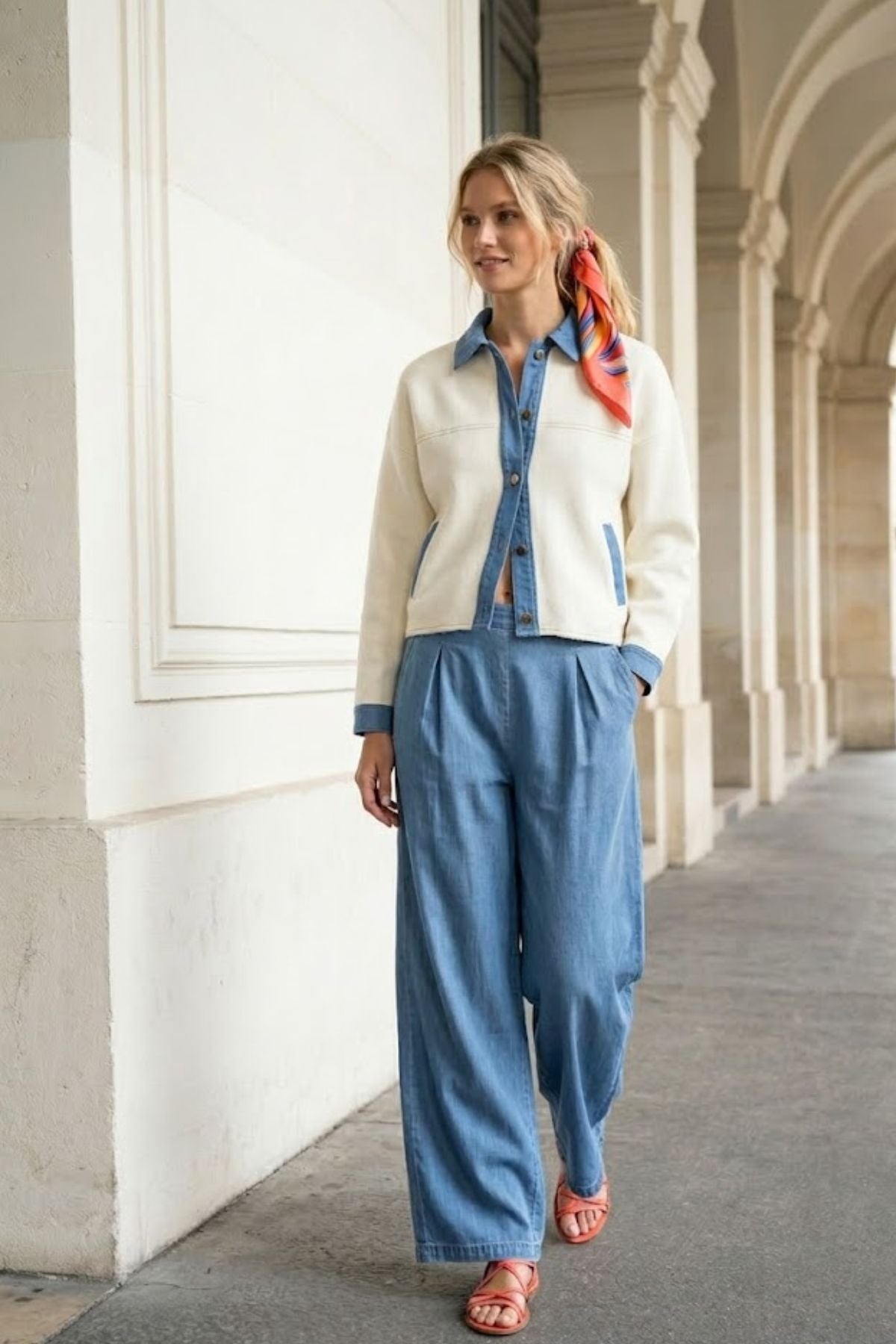 Sur-chemise en maille PETRONILLE
