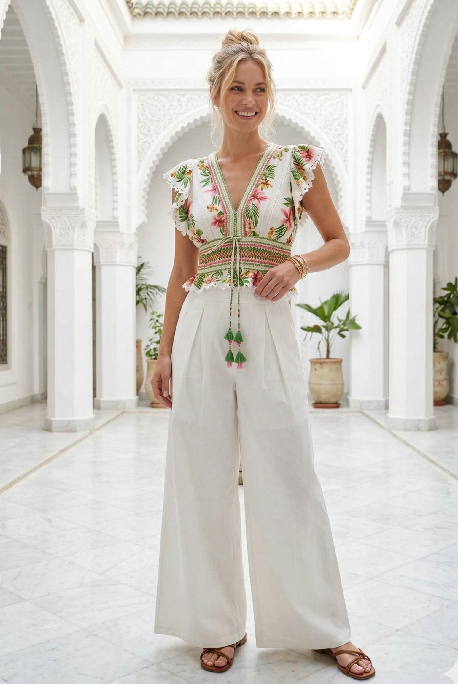 Top court imprimé ANNIE