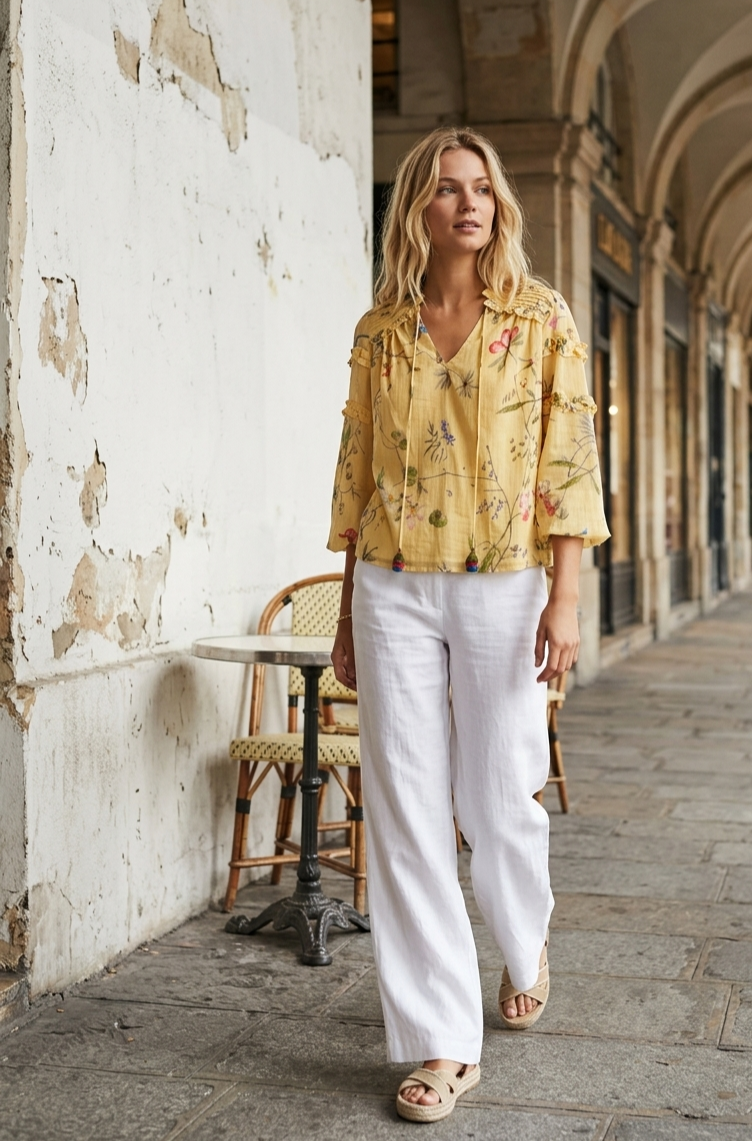 Blouse imprimée AVA