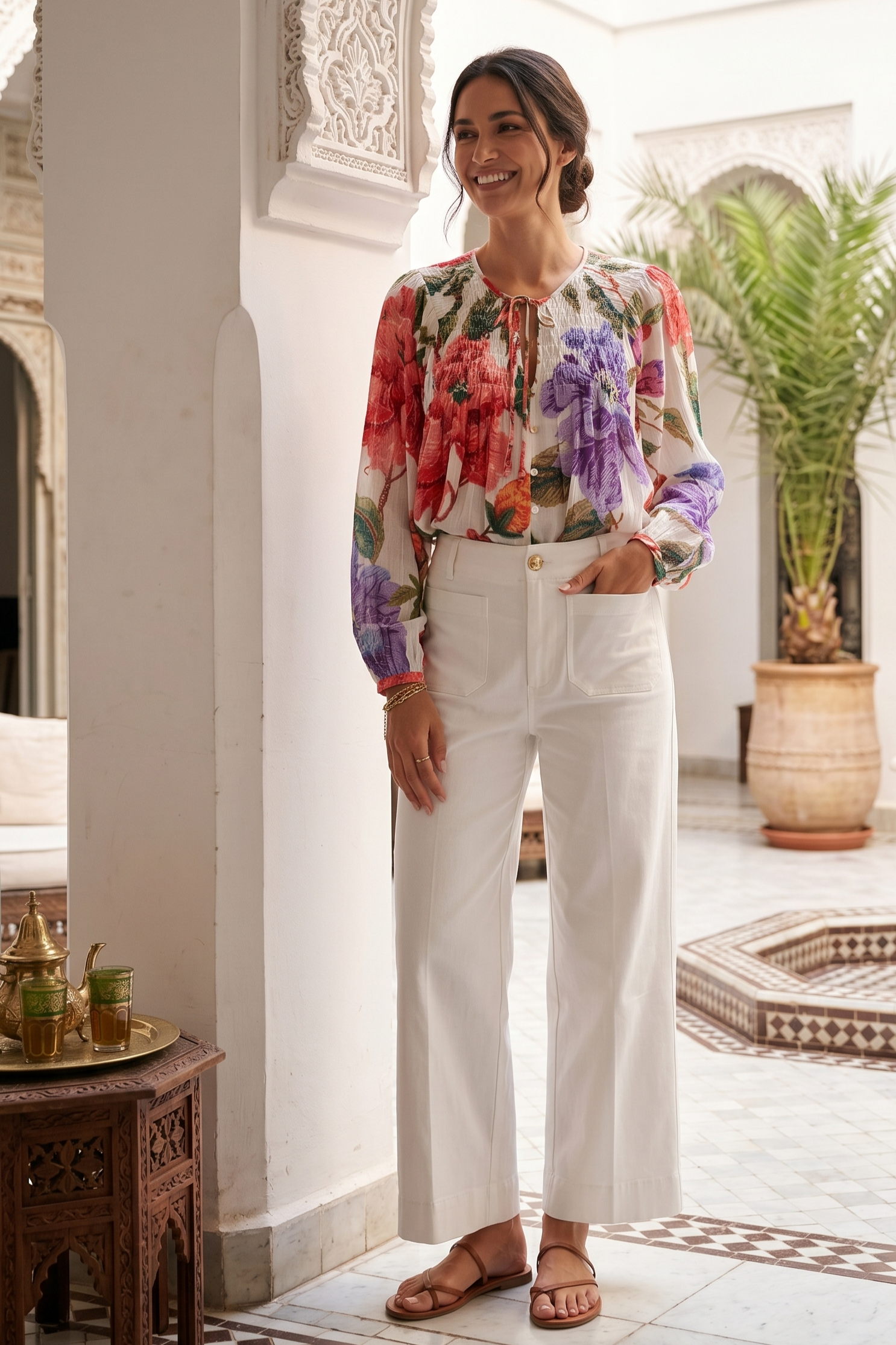 Blouse imprimée AMINATA