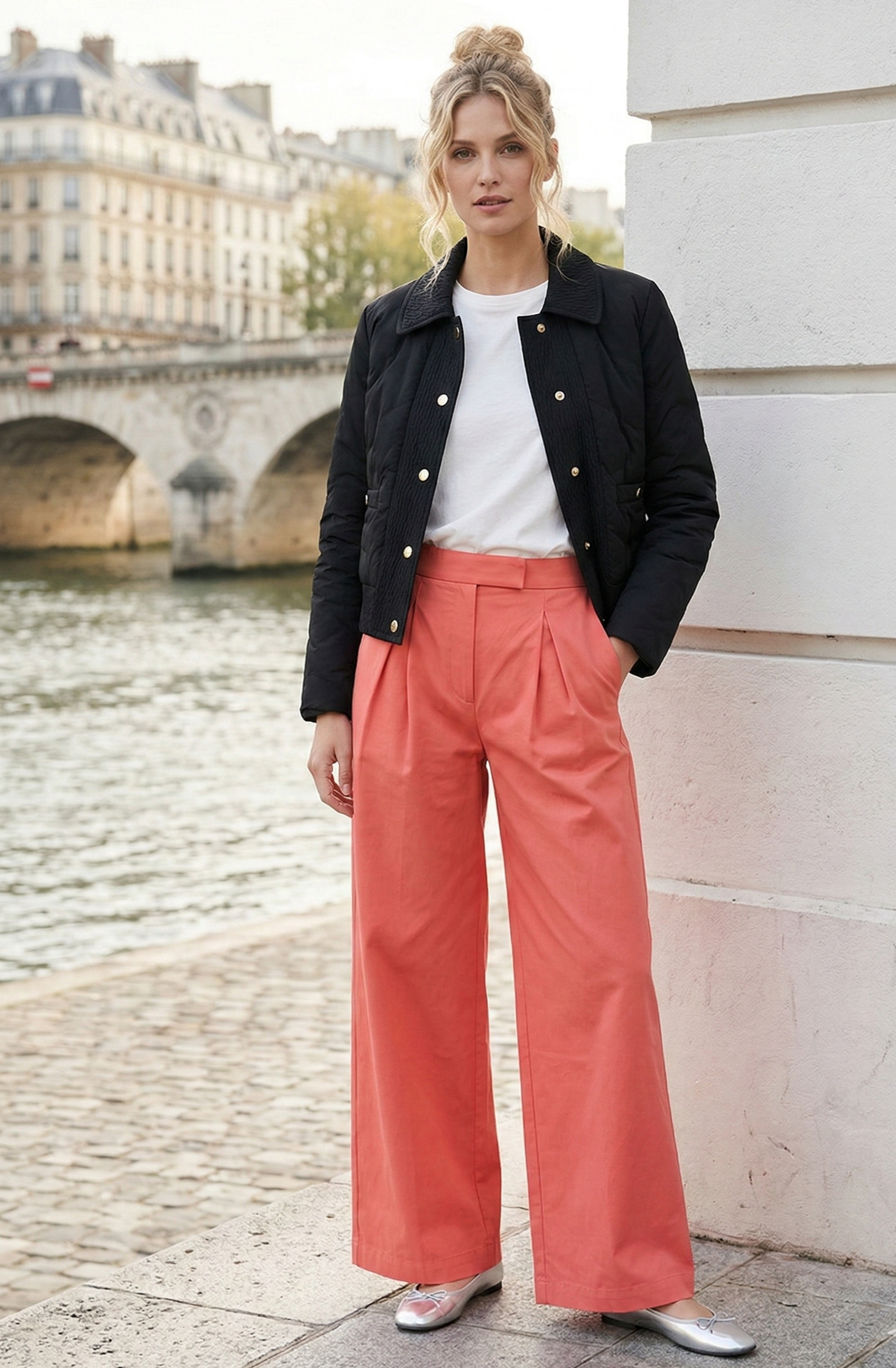 Veste unie matelassée MADELEINE