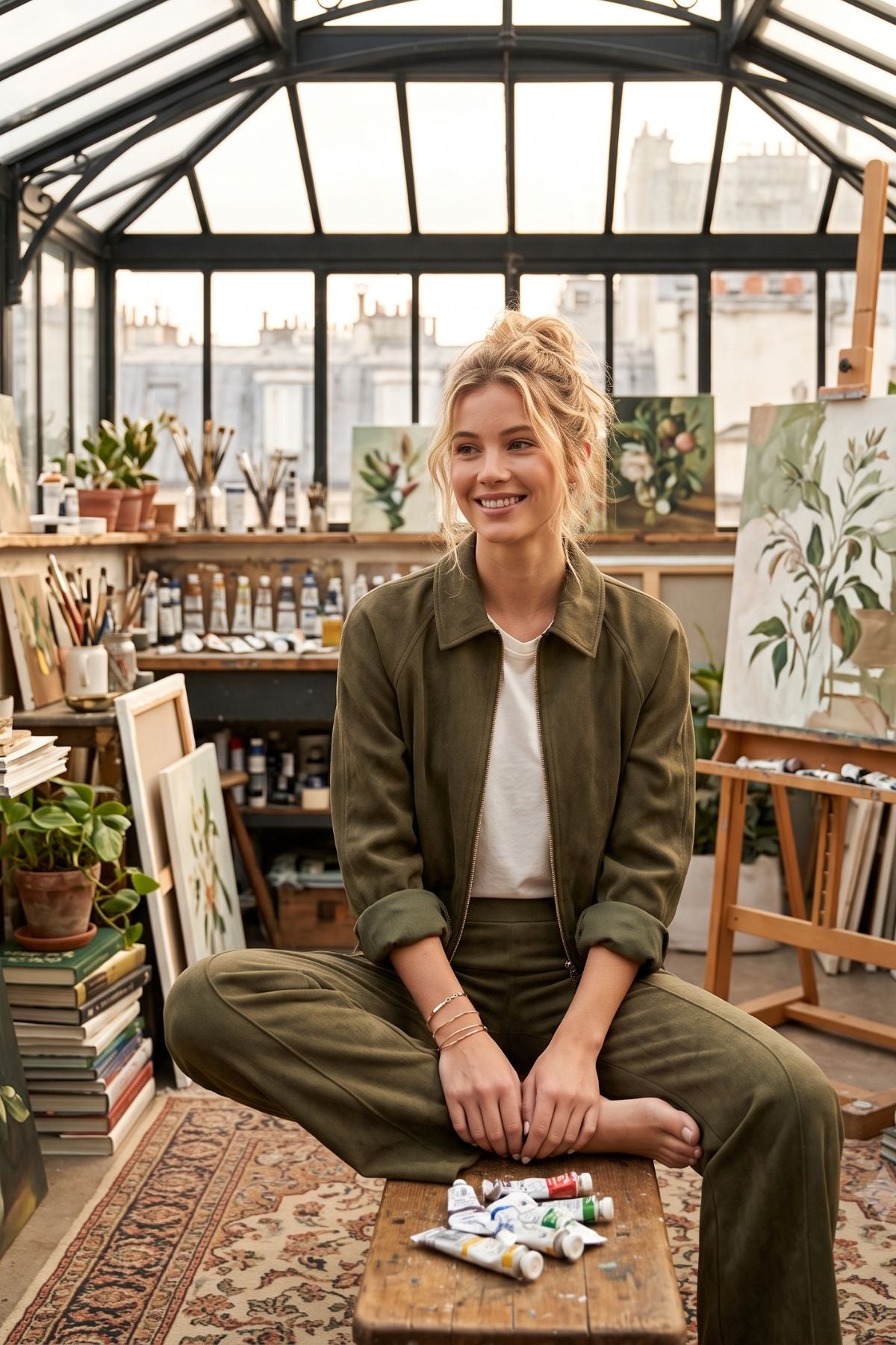 Blouson en faux daim GEORGIA